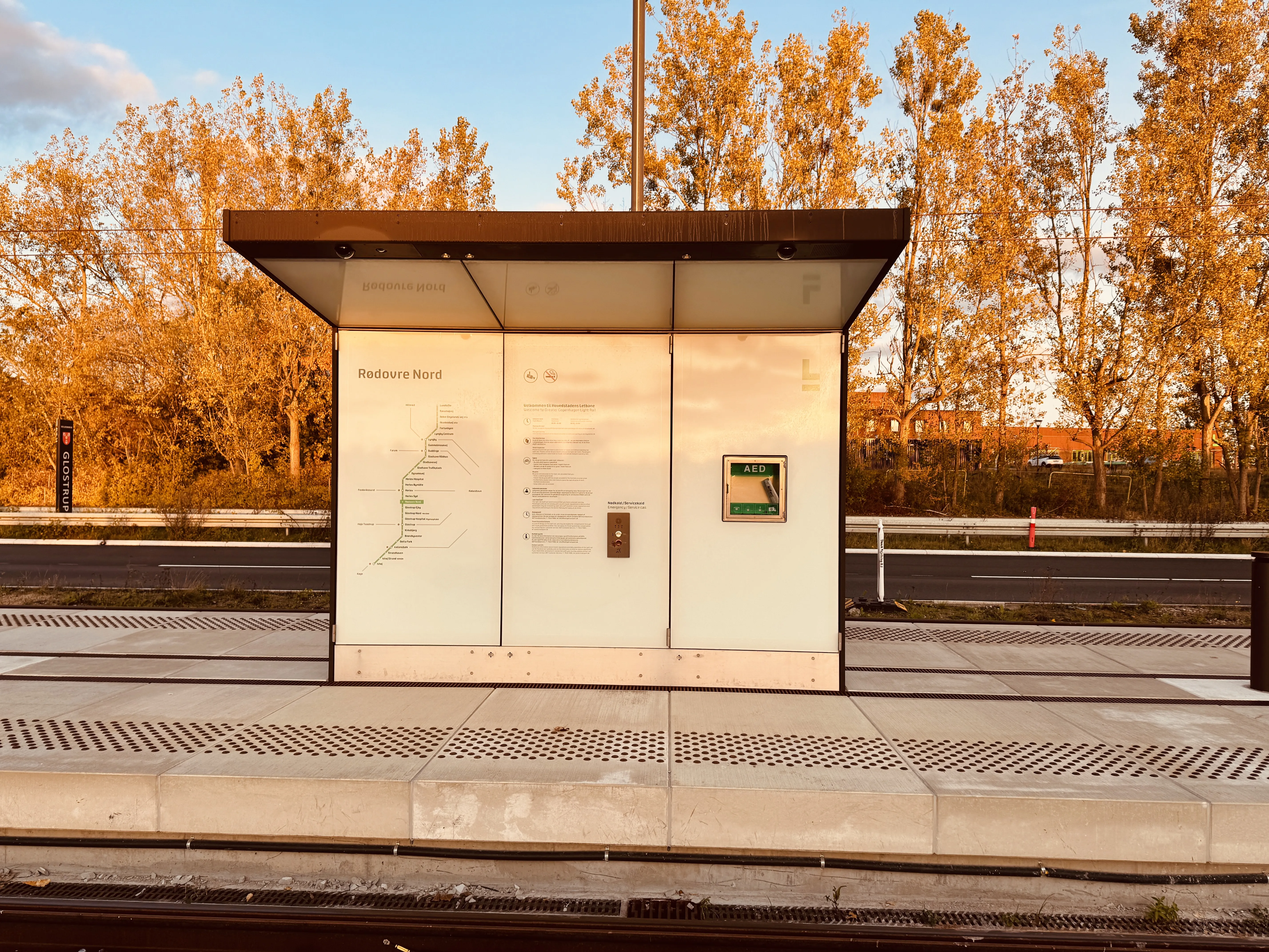 Billede af Rødovre Nord Letbanestation.