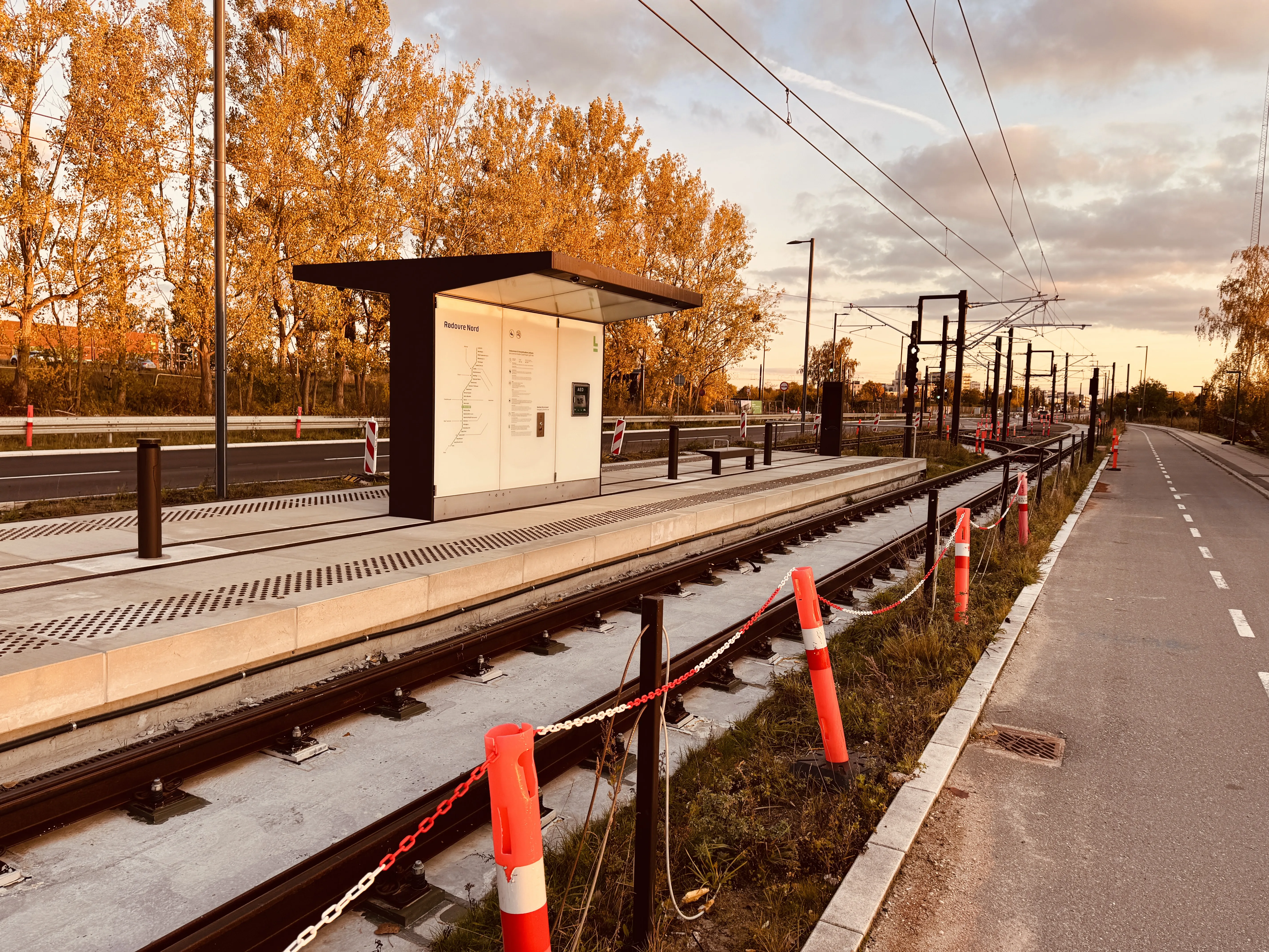 Billede af Rødovre Nord Letbanestation.