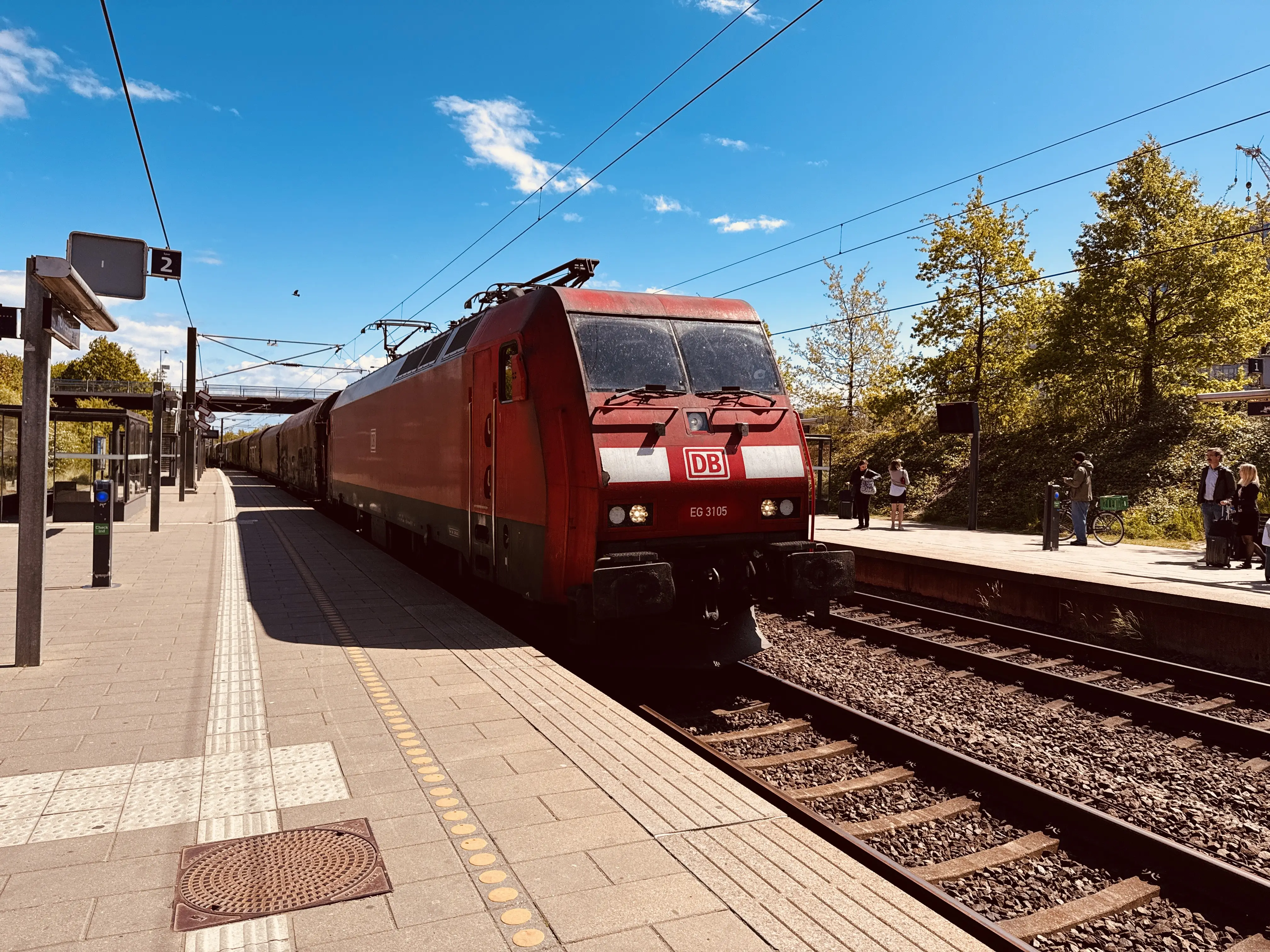Billede af DBCSC EG 3105, tidligere DSB EG 3105 fotograferet ud for Ørestad Trinbræt.