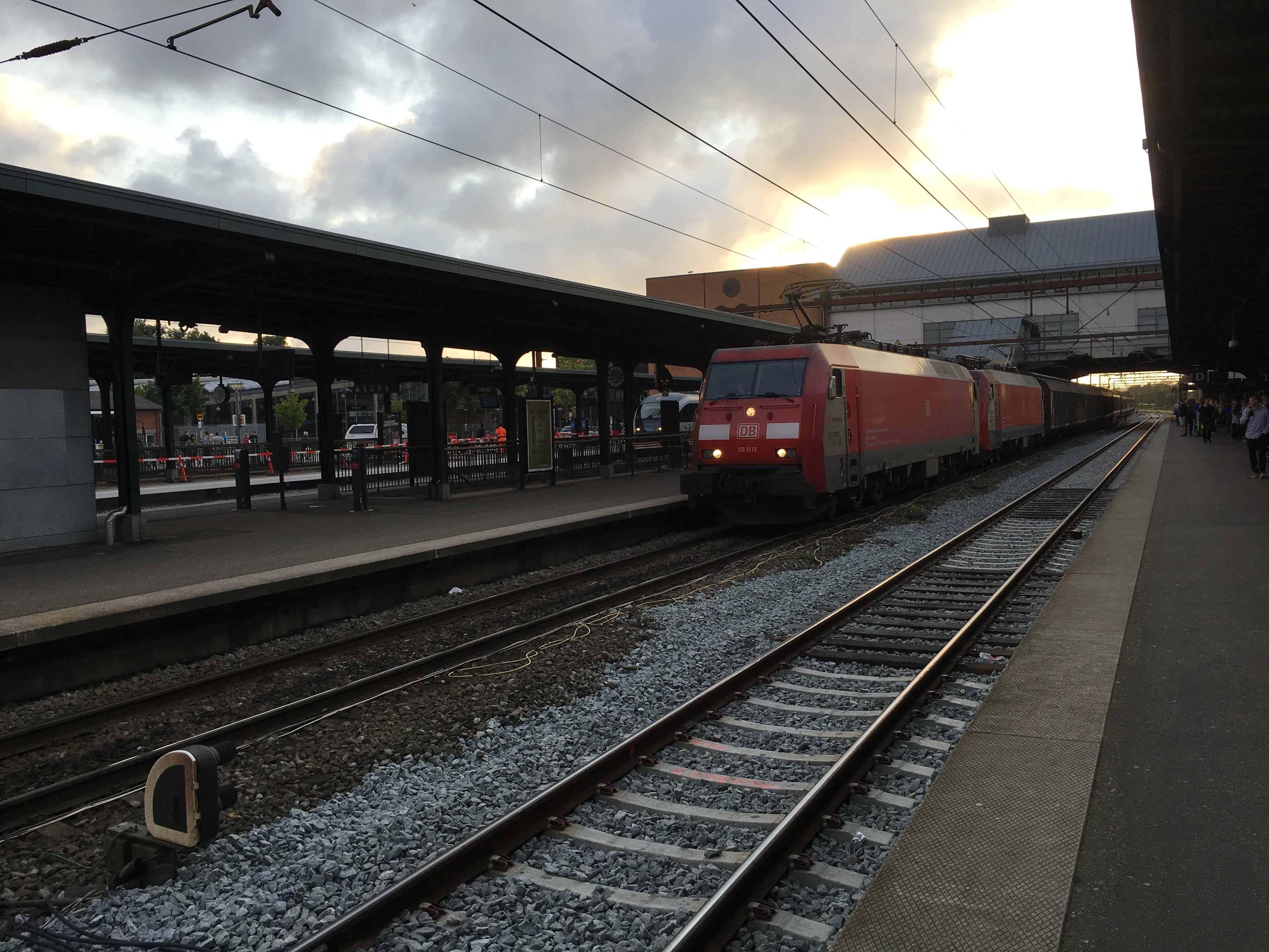 Billede af DBCSC EG 3112, tidligere DSB EG 3112 fotograferet ud for Odense Banegård Center.