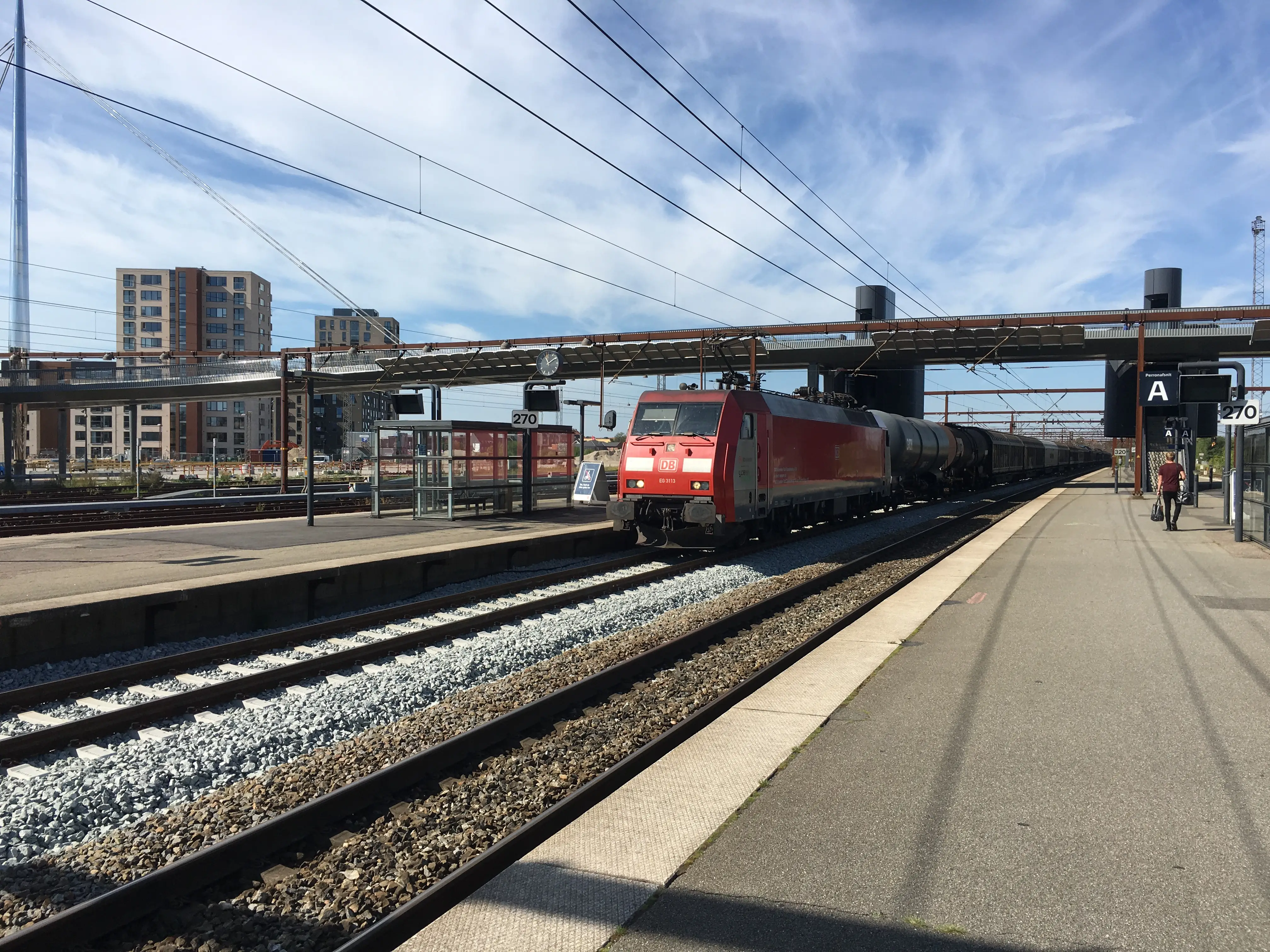 Billede af DBCSC EG 3113, tidligere DSB EG 3113 fotograferet ud for Odense Banegård Center.