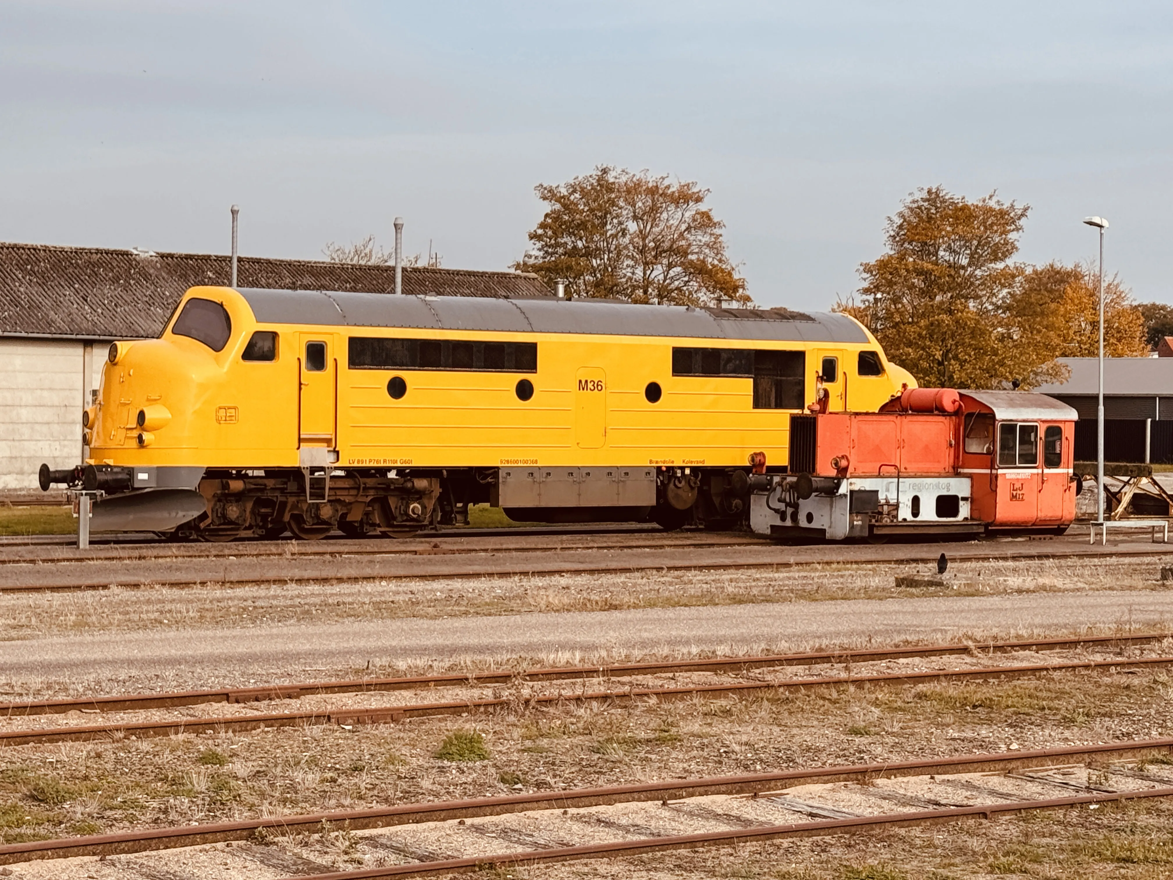 Billede af LT M 36, tidligere DSB MX 1043 fotograferet ud for Nakskov Station.
