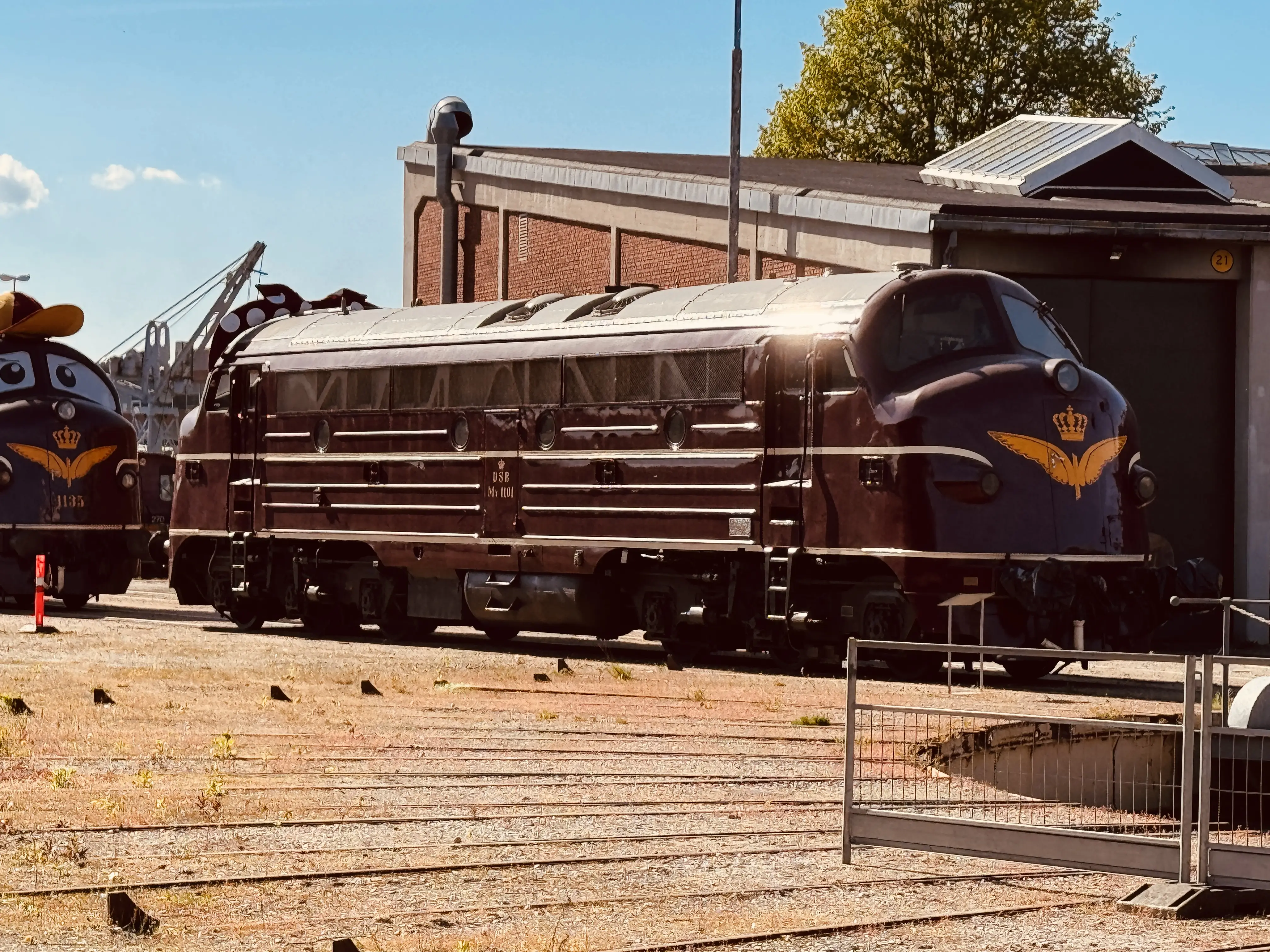 Billede af DSB MY 1101 fotograferet på Danmarks Jernbanemuseum i Odense.