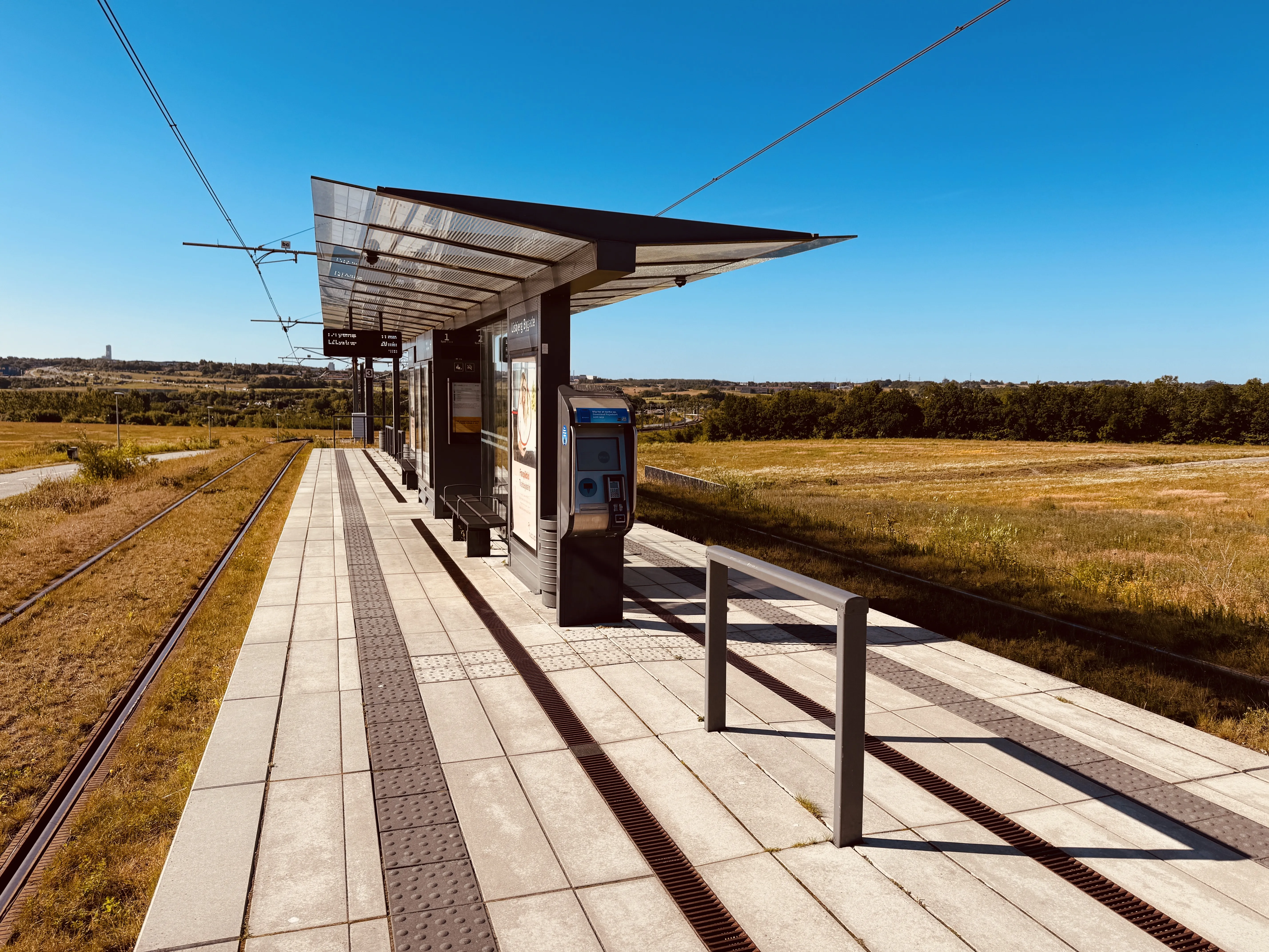 Billede af Lisbjerg Bygade Letbanestation.