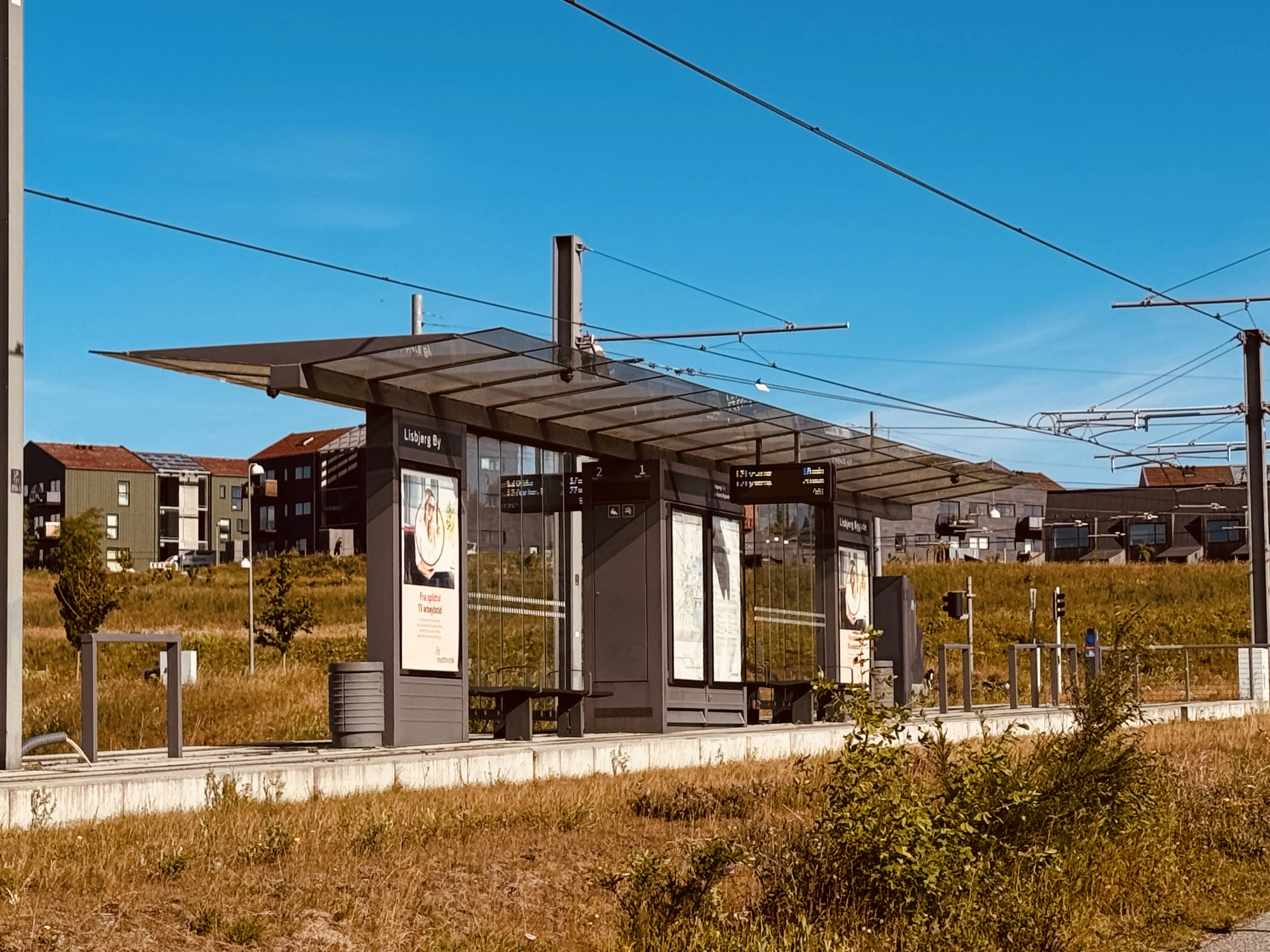 Billede af Lisbjerg Bygade Letbanestation.