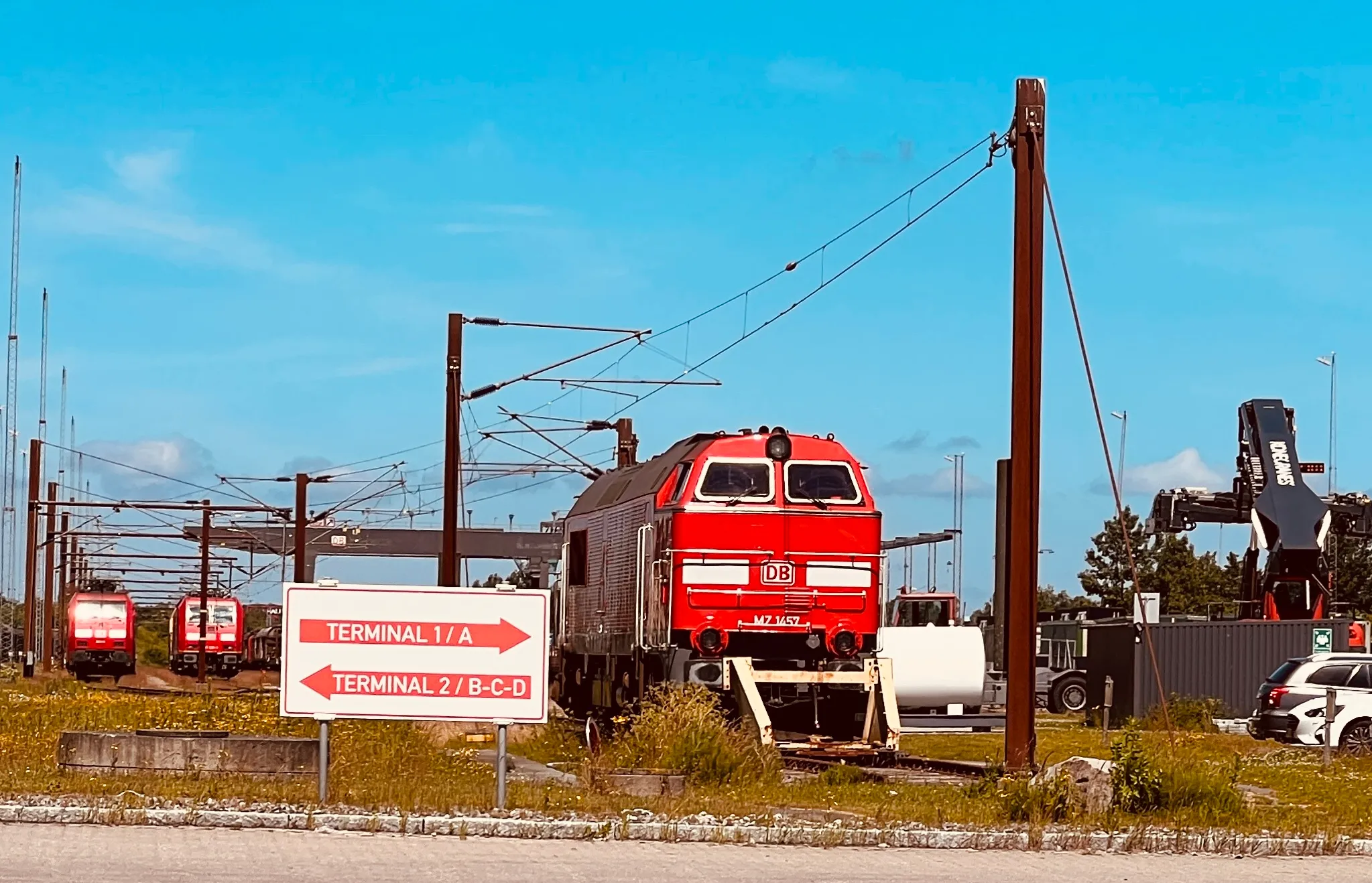 Billede af DBCSC MZ 1457, tidligere DSB MZ 1457 fotograferet ud for Høje Taastrup Kombiterminal.