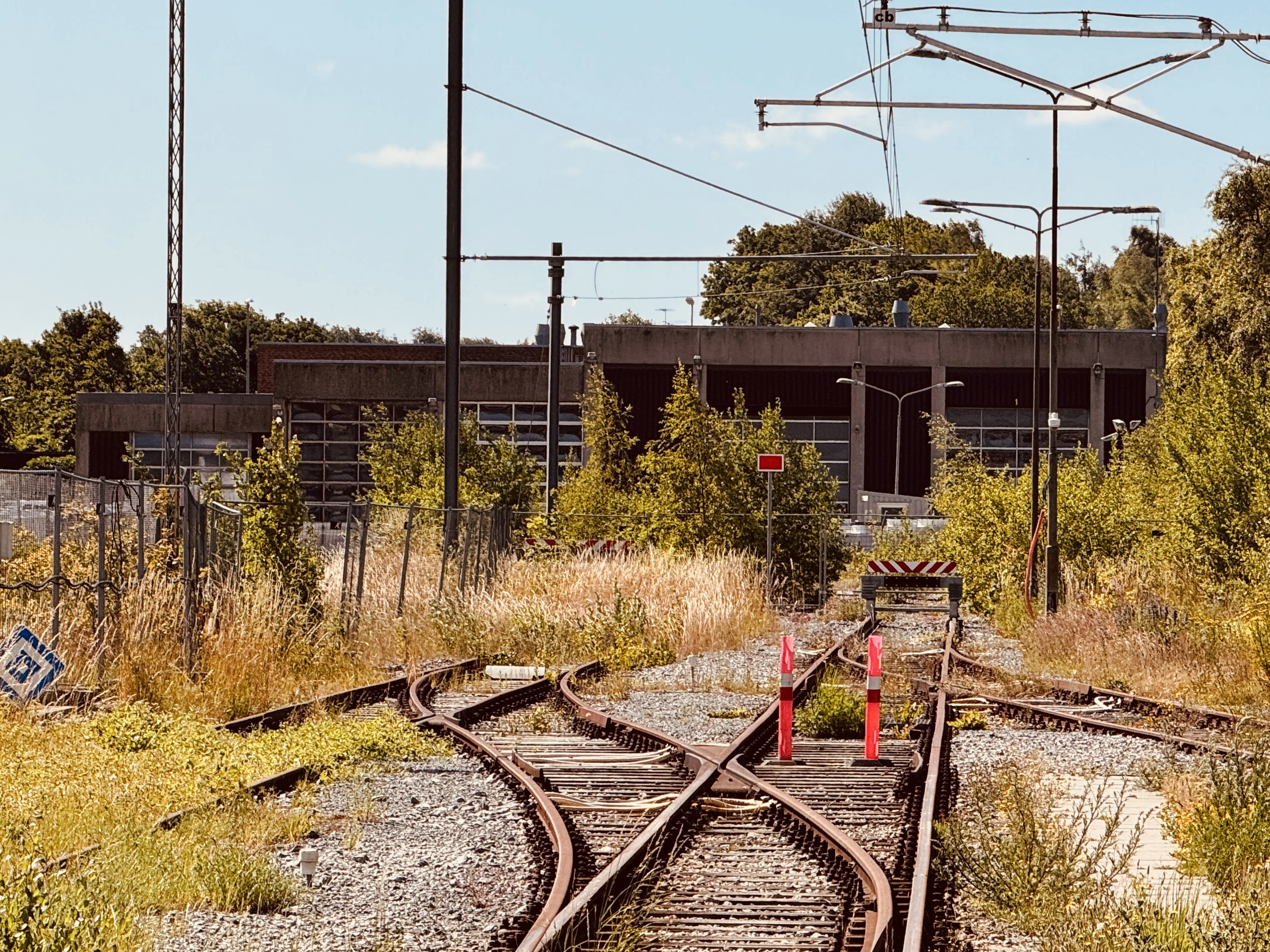 Billede af Odder Stations remise. Billede af Odder Stations remise.