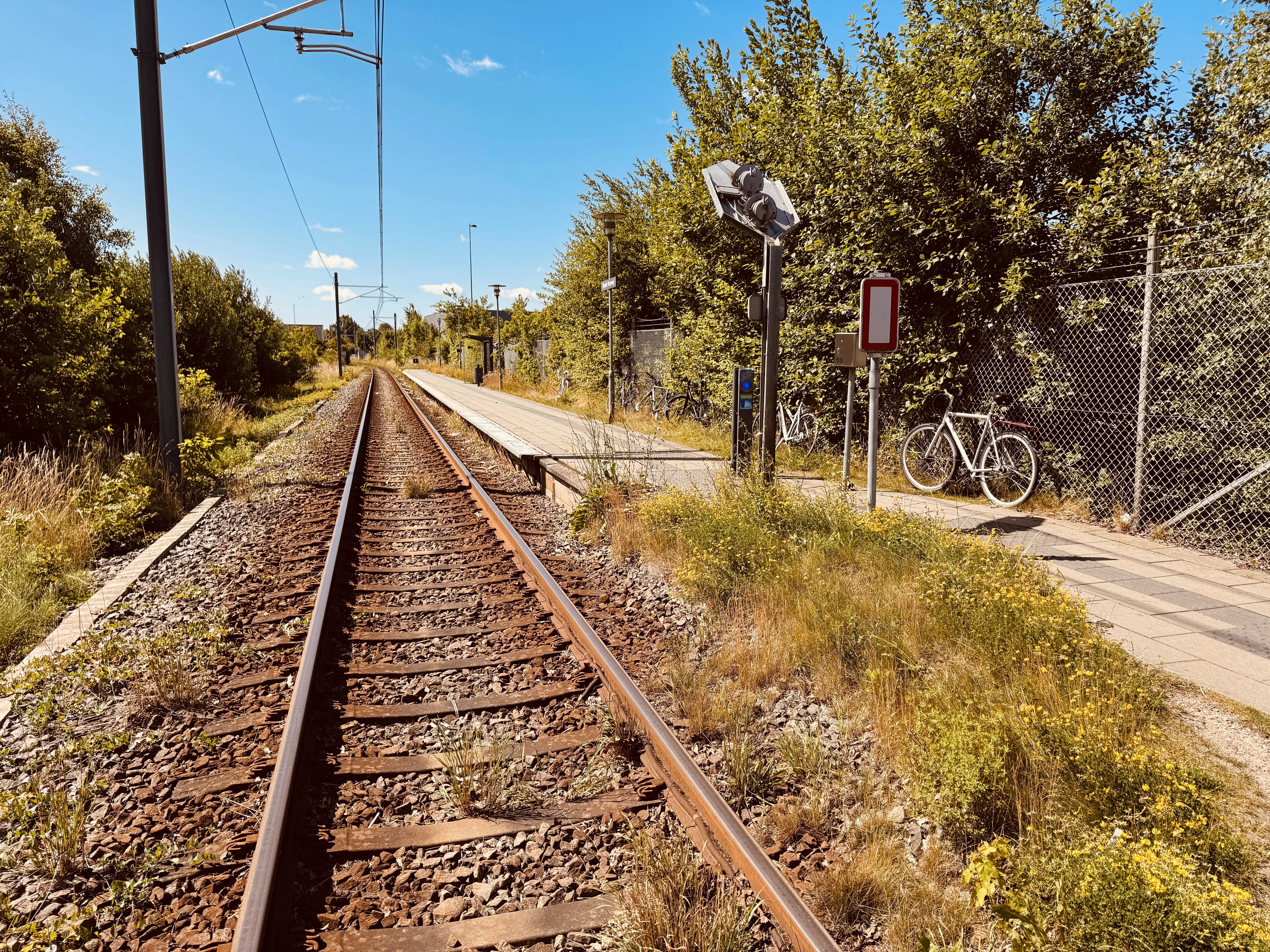 Billede af Rude Havvej Letbanestation. Billede af Rude Havvej Letbanestation.