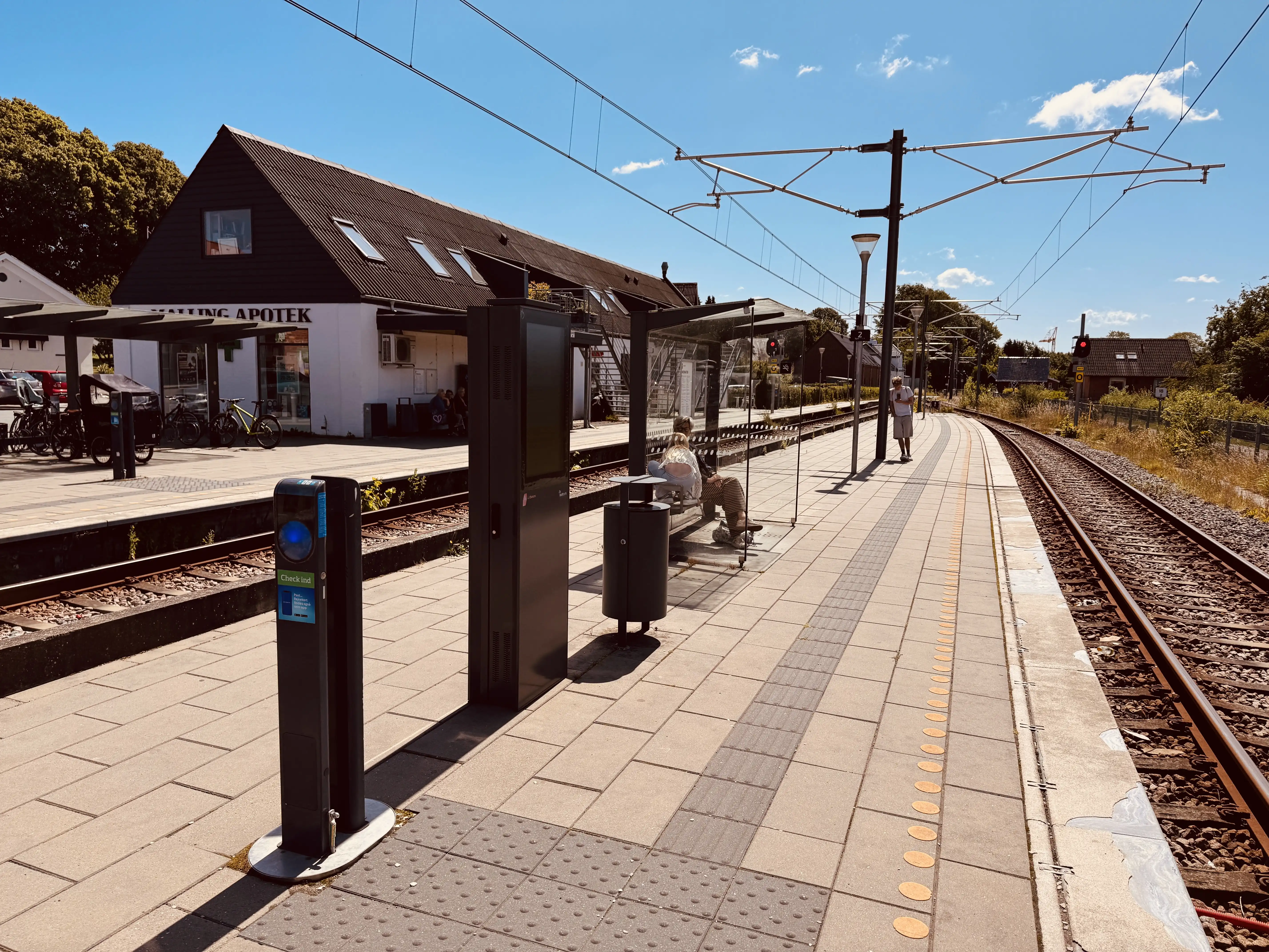 Billede af Malling Letbanestation. Billede af Malling Letbanestation.