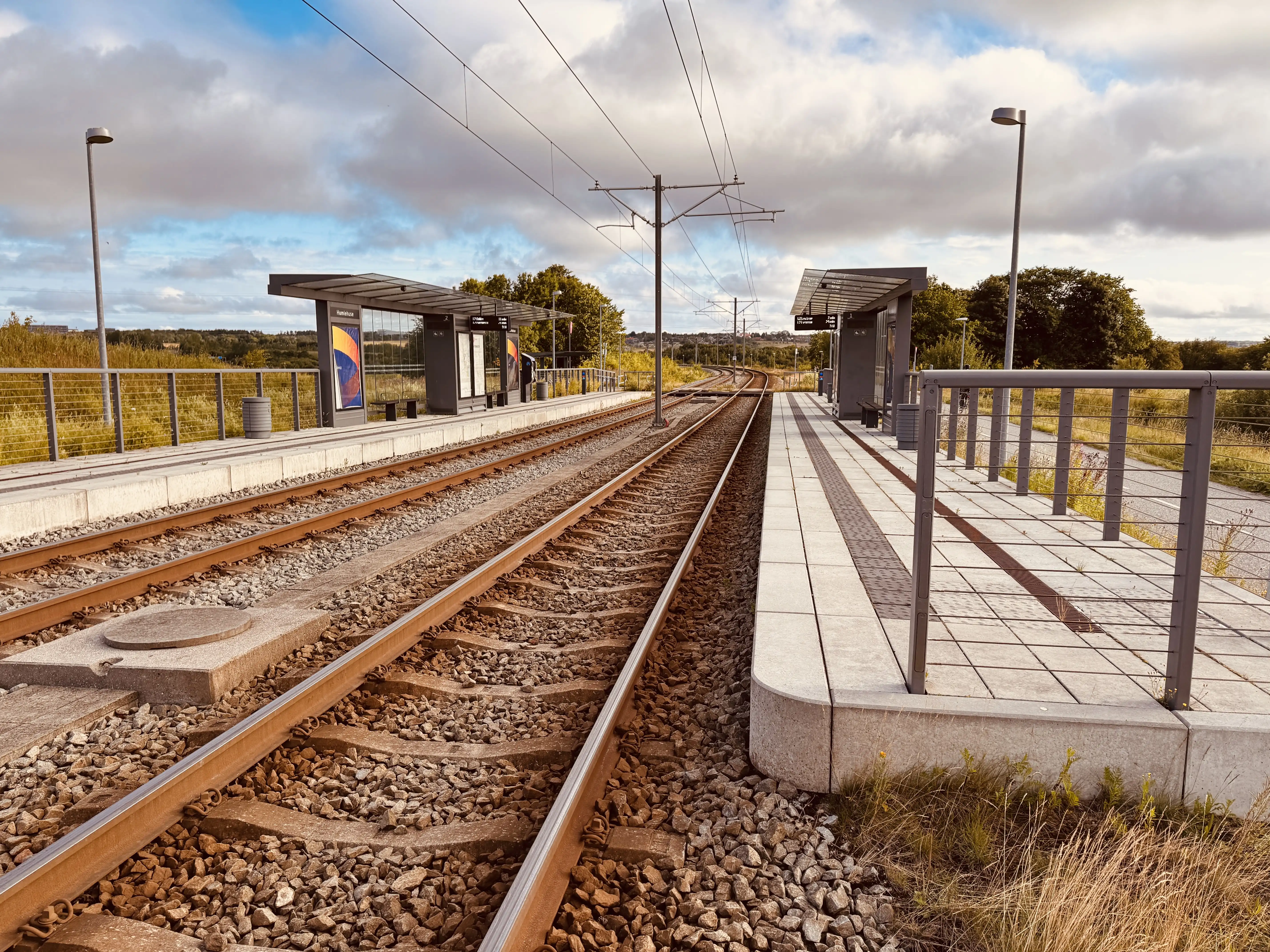 Billede af Humlehuse Letbanestation. Billede af Humlehuse Letbanestation.