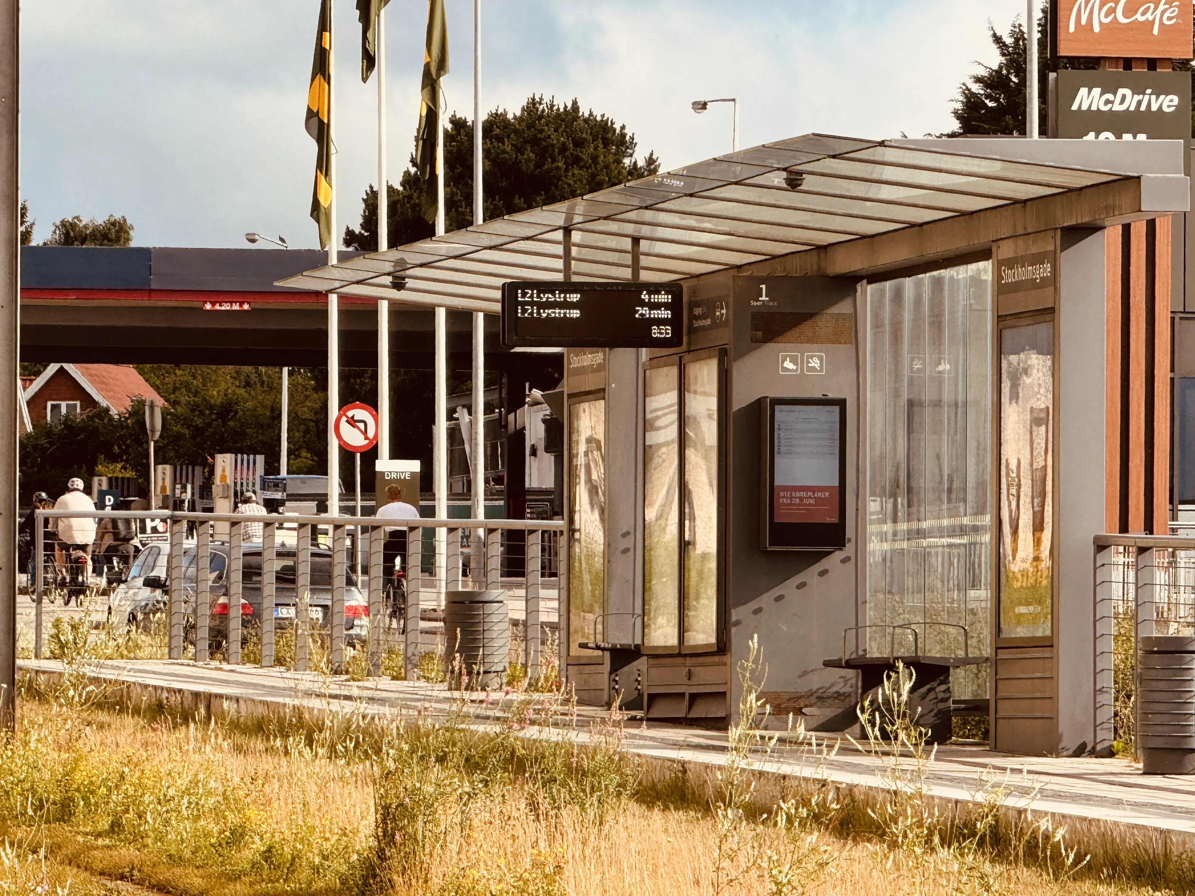 Billede af Stockholmsgade Letbanestation. Billede af Stockholmsgade Letbanestation.