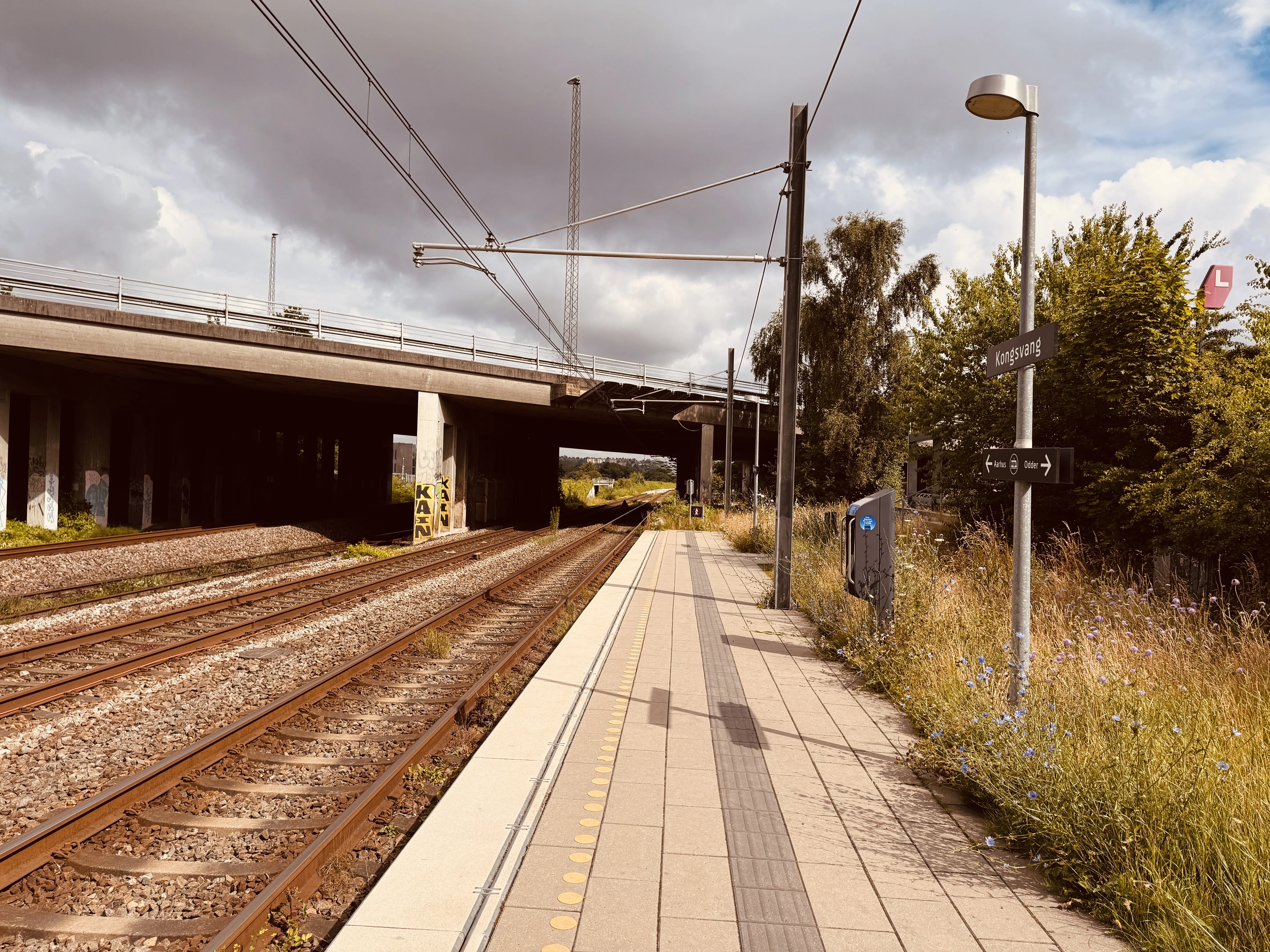 Billede af Kongsvang Letbanestation. Billede af Kongsvang Letbanestation.