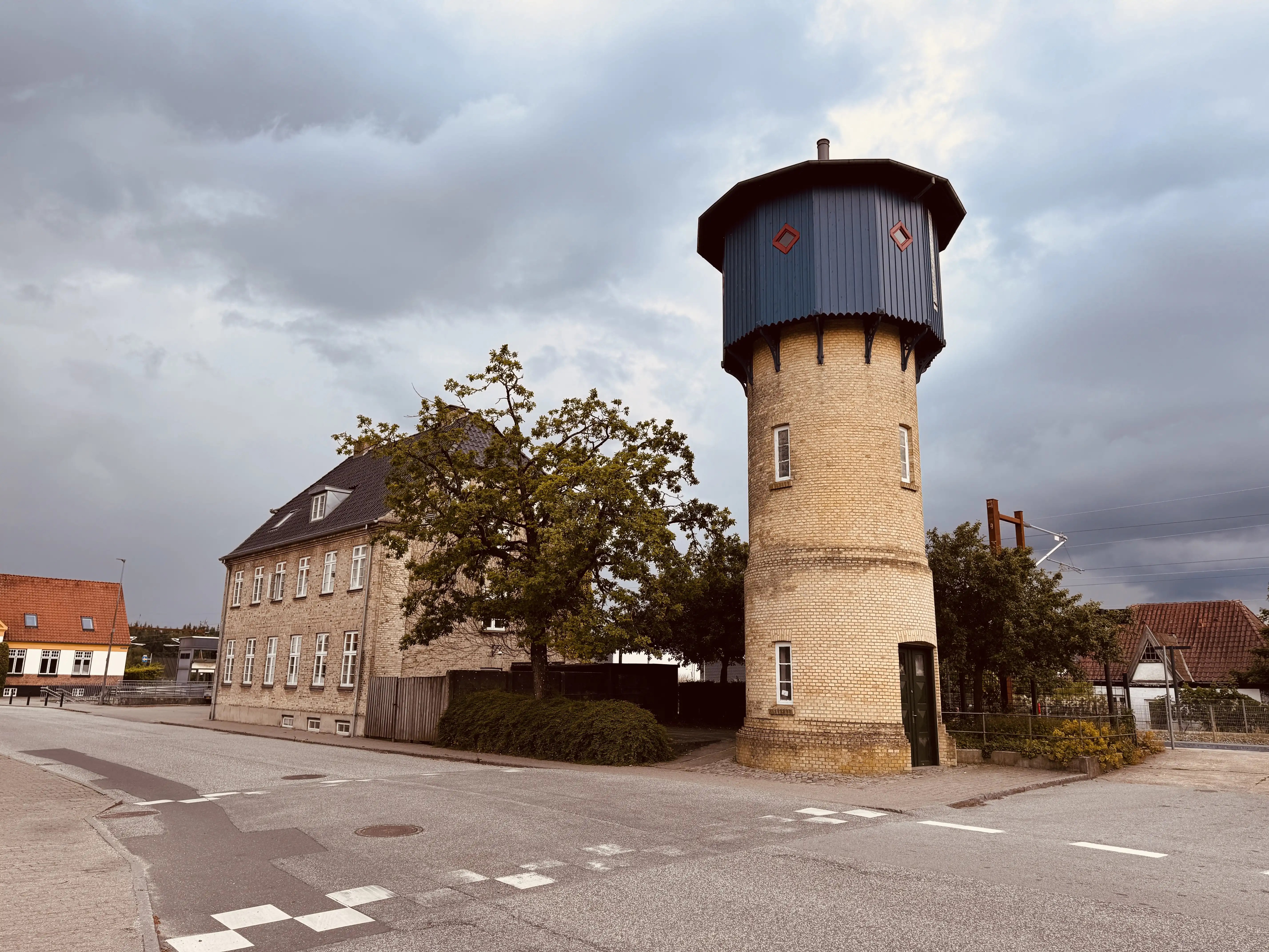 Billede af Skørping Stations vandtårn.