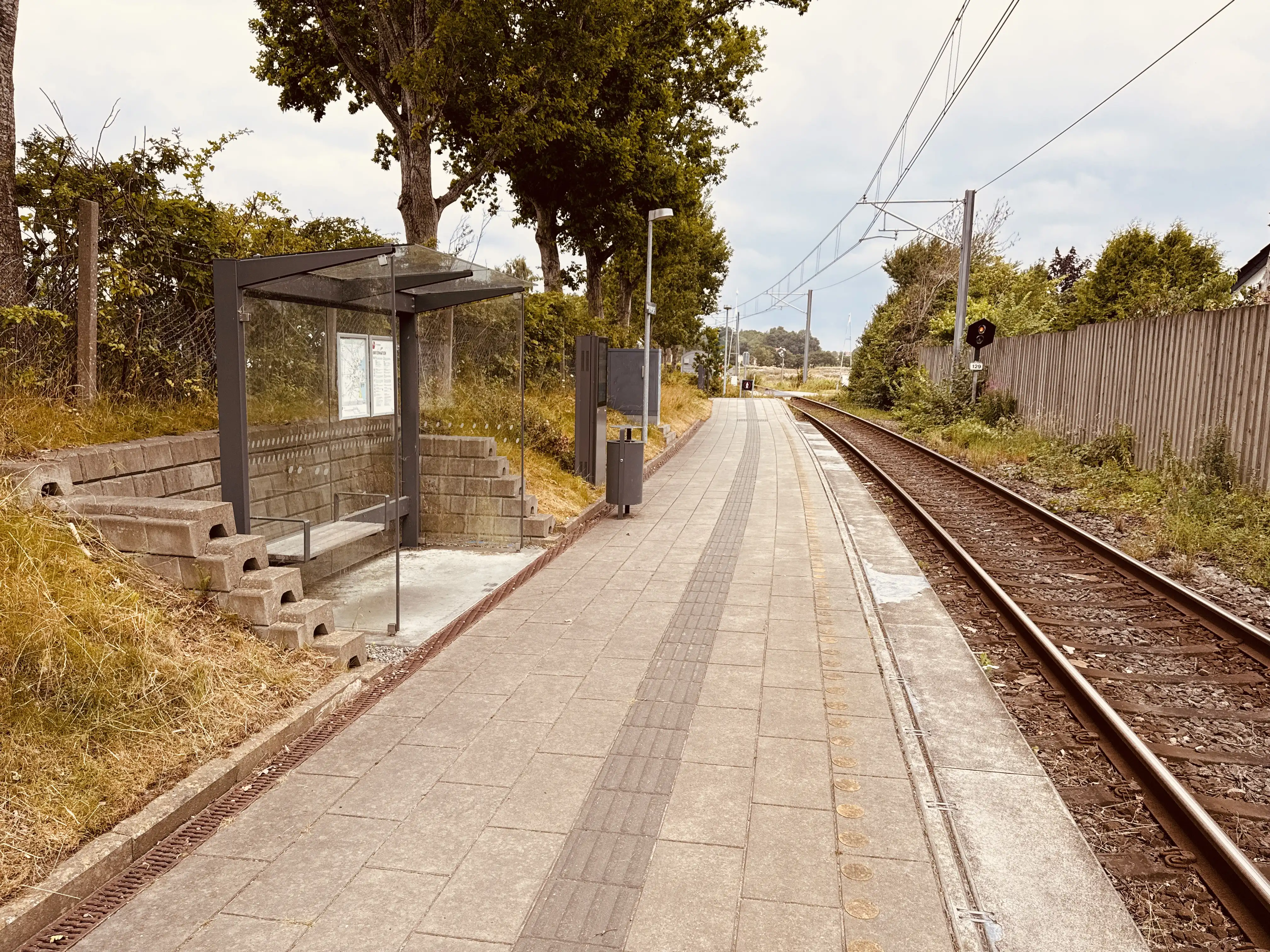 Billede af Nørrevænget Trinbræt. Billede af Nørrevænget Trinbræt.