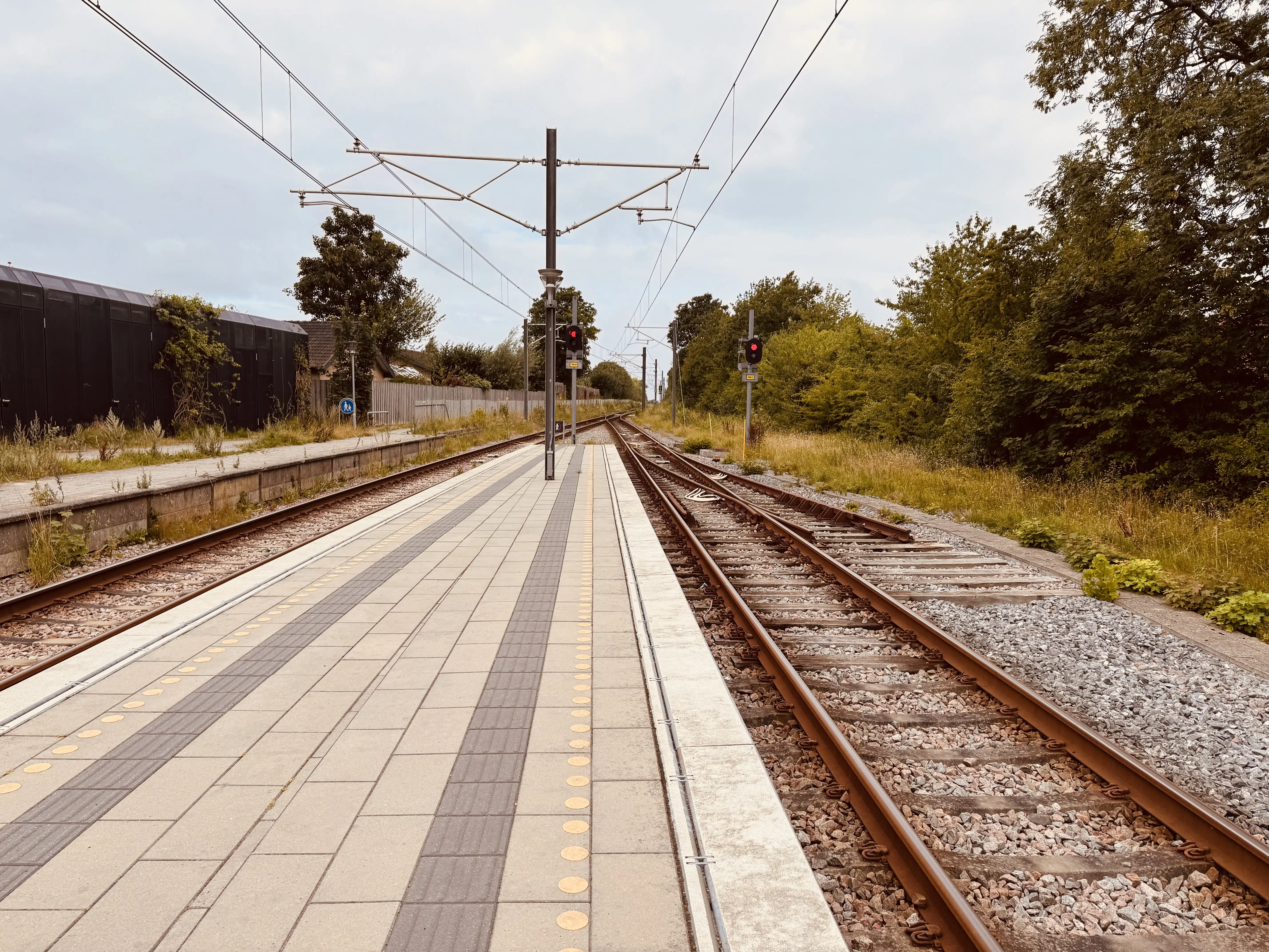 Billede af Tranbjerg Letbanestation. Billede af Tranbjerg Letbanestation.