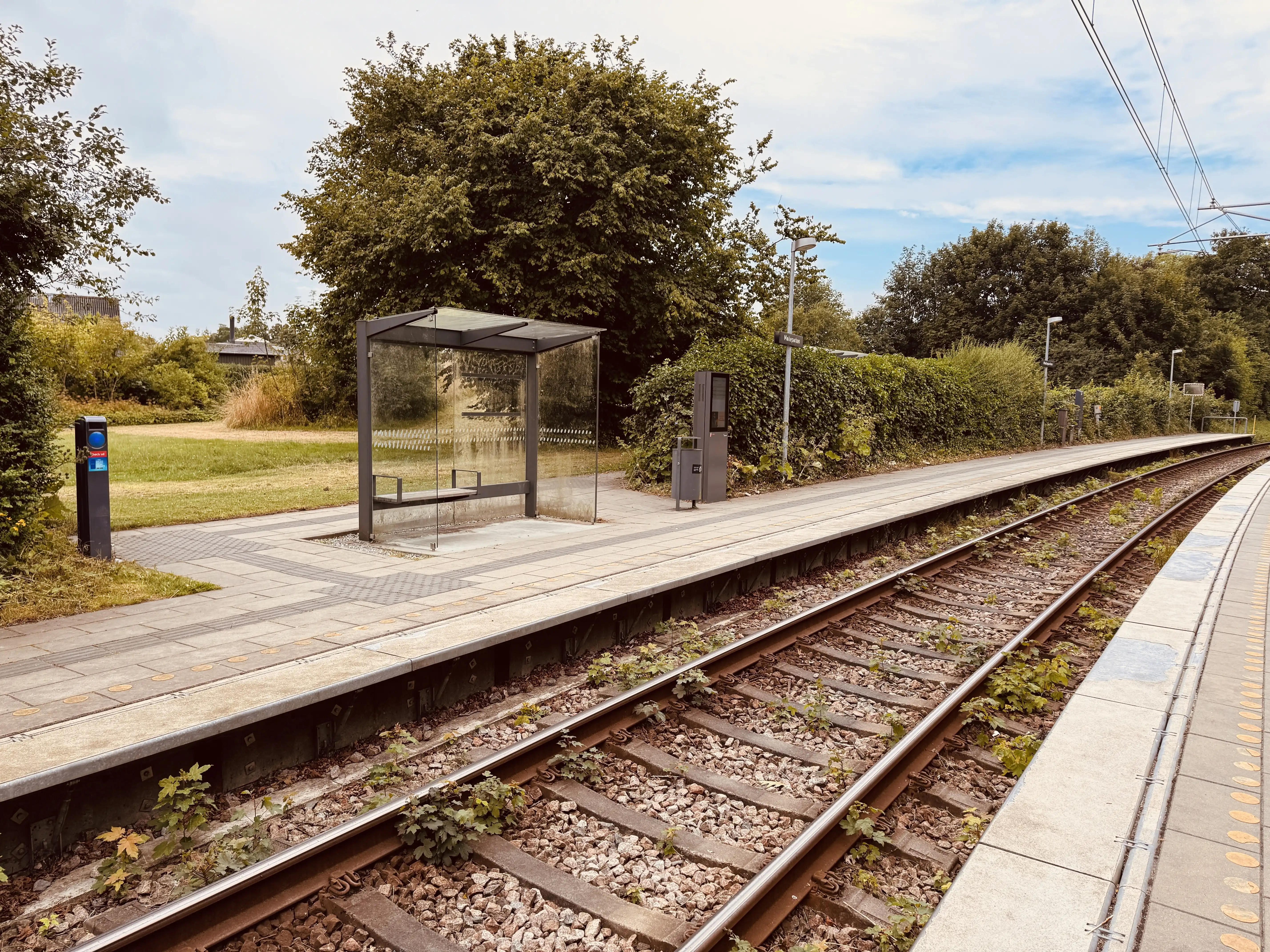 Billede af Mølleparken Letbanestation. Billede af Mølleparken Letbanestation.