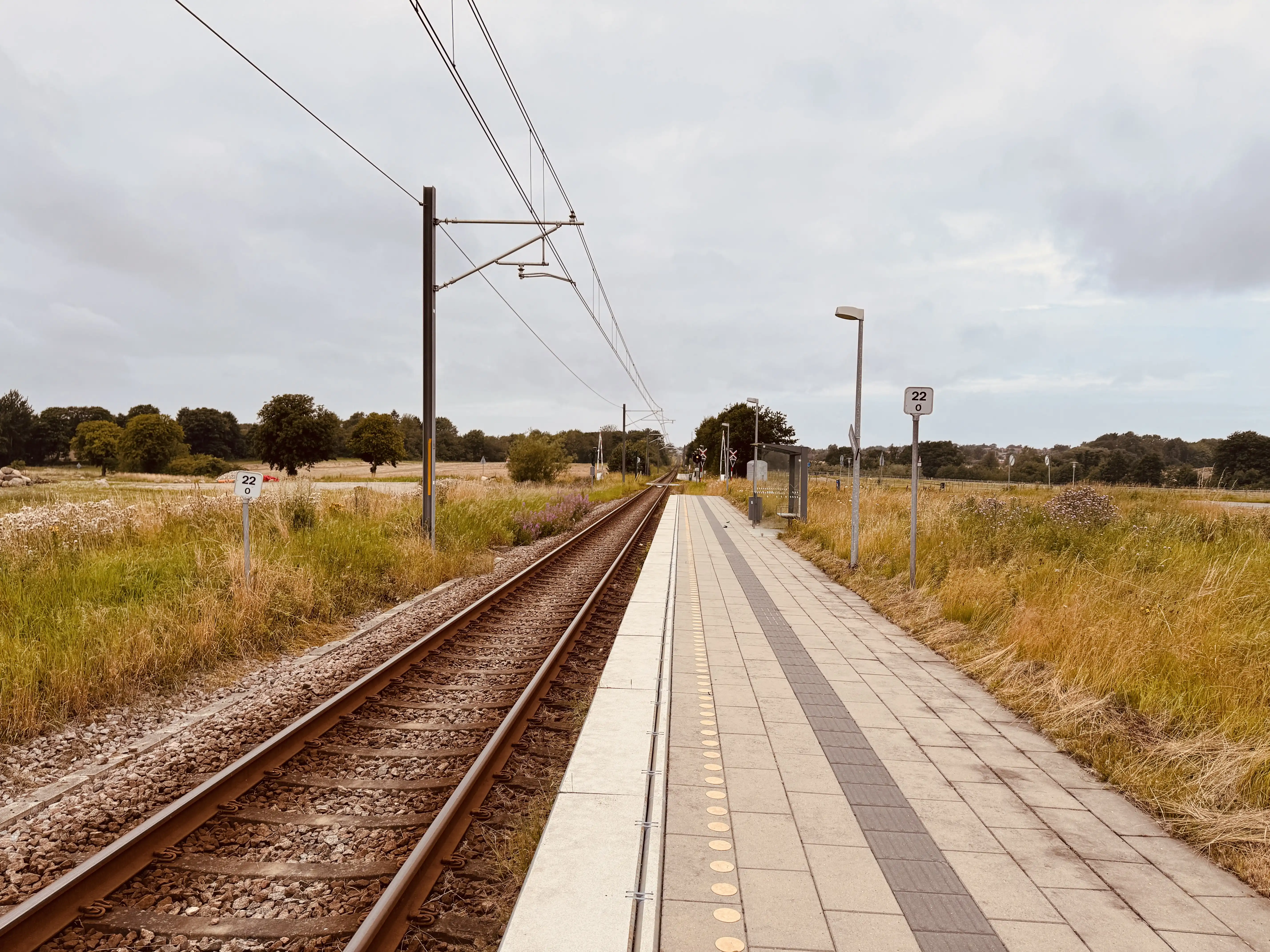 Billede af Vilhelmsborg Letbanestation.