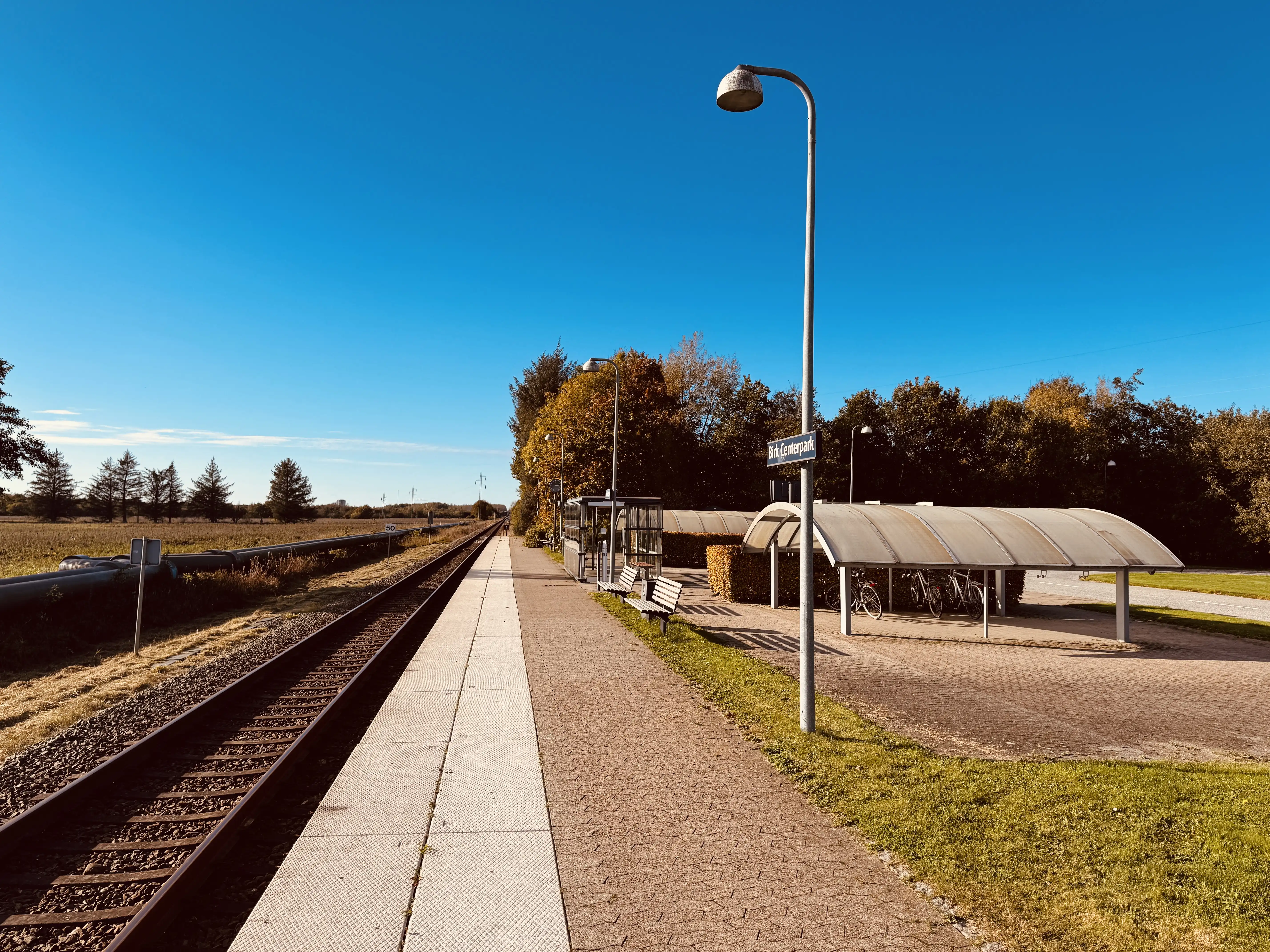 Billede af Birk Centerpark Trinbræt. Billede af Birk Centerpark Trinbræt.