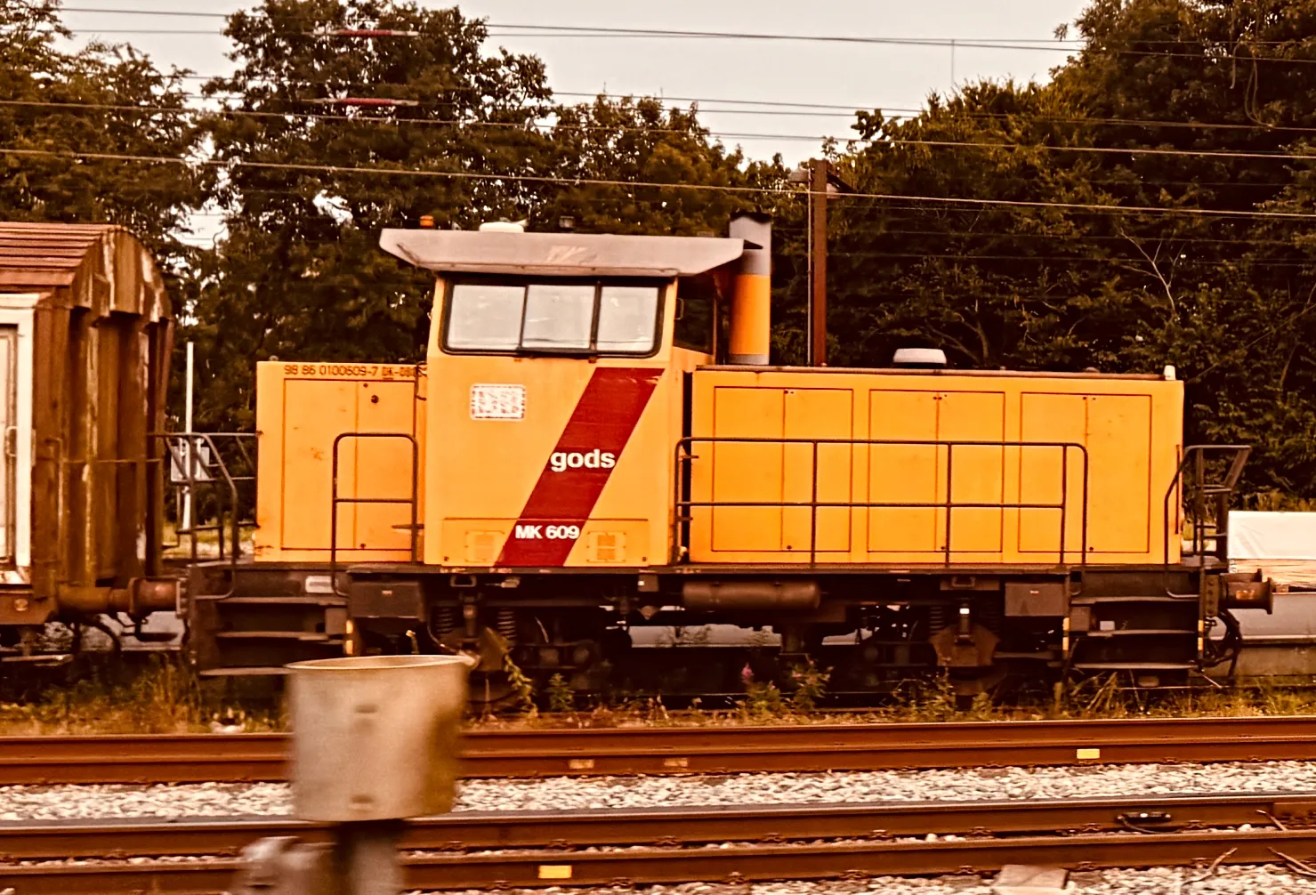 Billede af DBCSC MK 609, tidligere DSB MK 609 fotograferet ud for Fredericia Station.