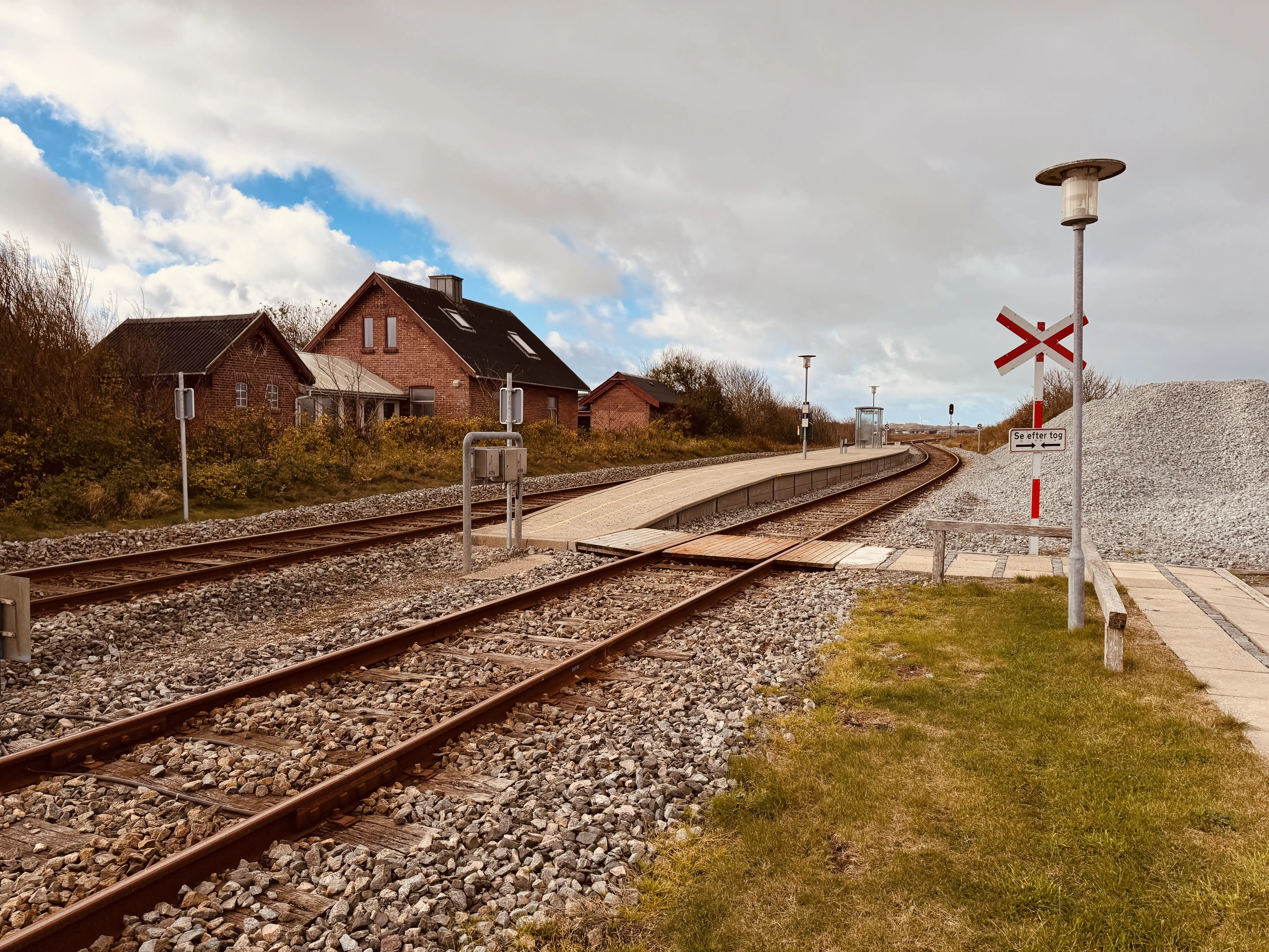 Billede af Strande Trinbræt. Billede af Strande Trinbræt.