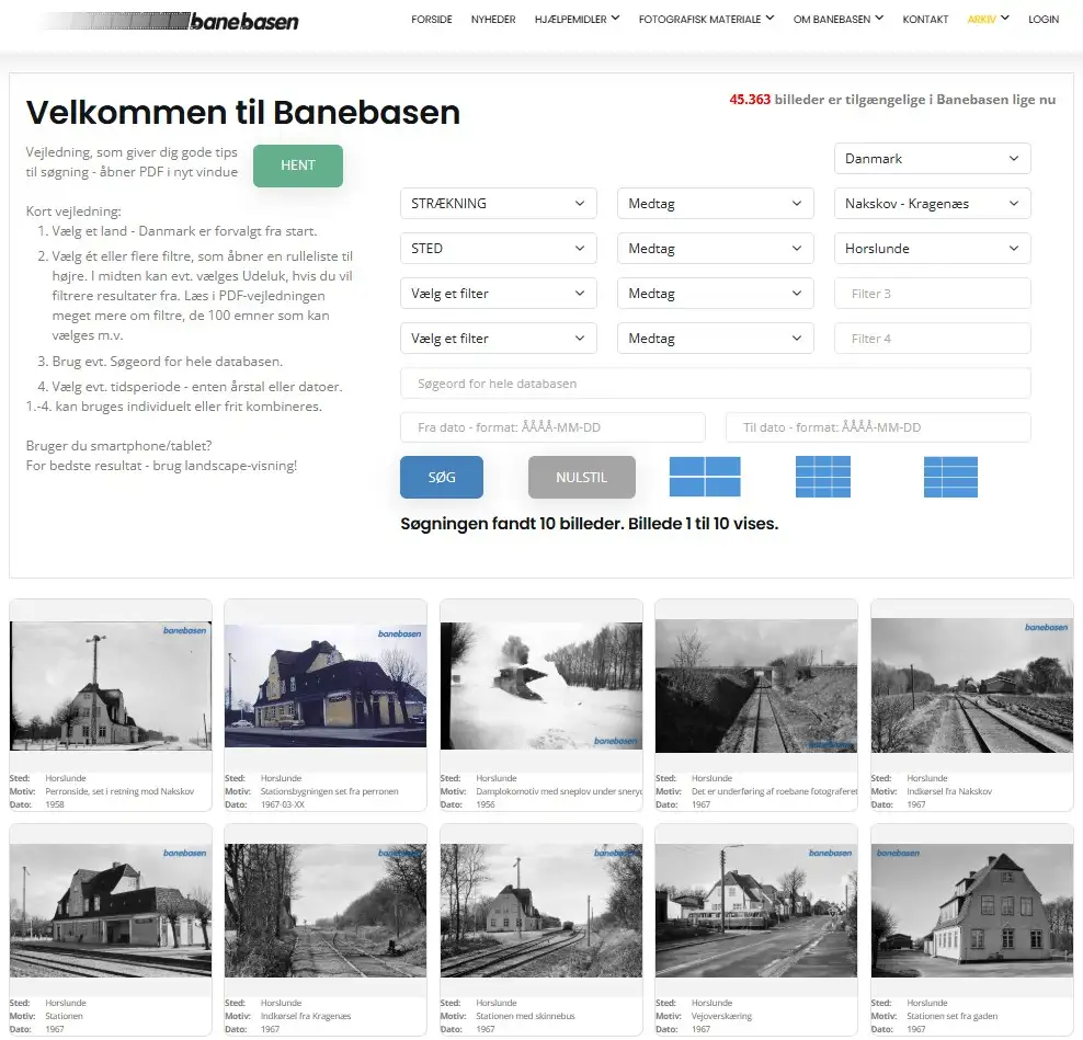 Banebasen: Det nye digitale jernbane- og sporvejshistoriske arkiv!