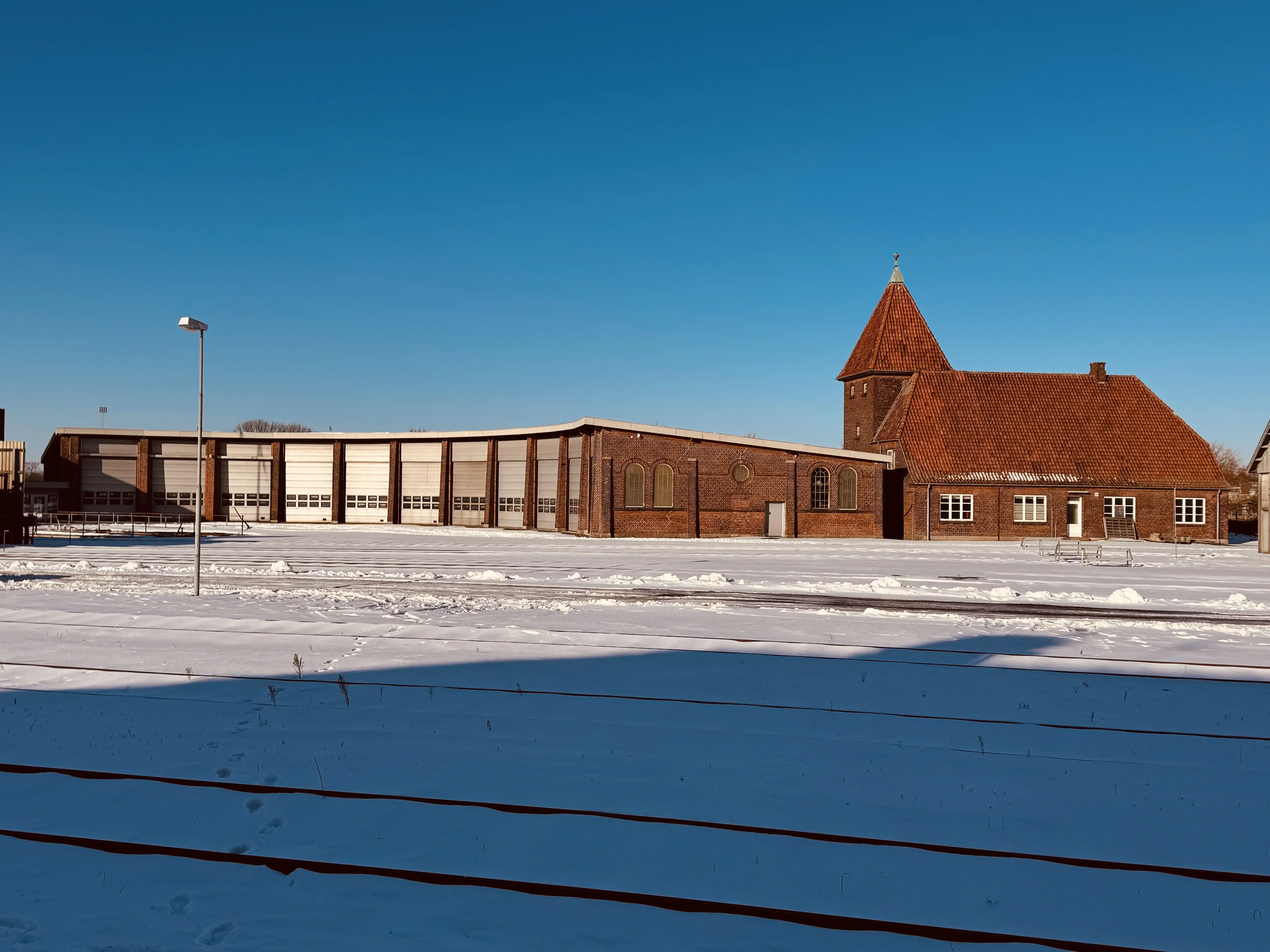 Billede af Nakskov Stations rundremise.