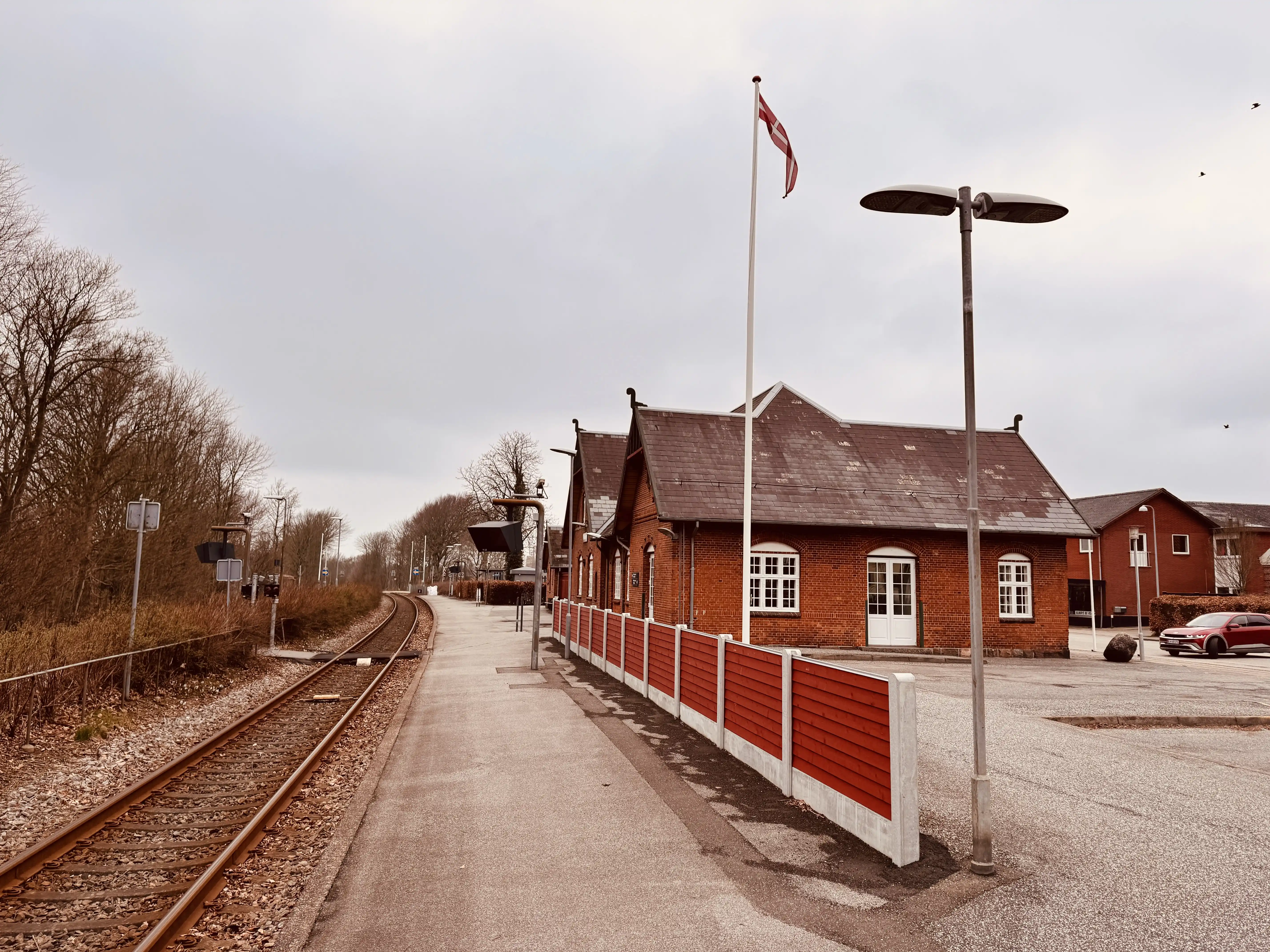 Billede af Aulum Station.