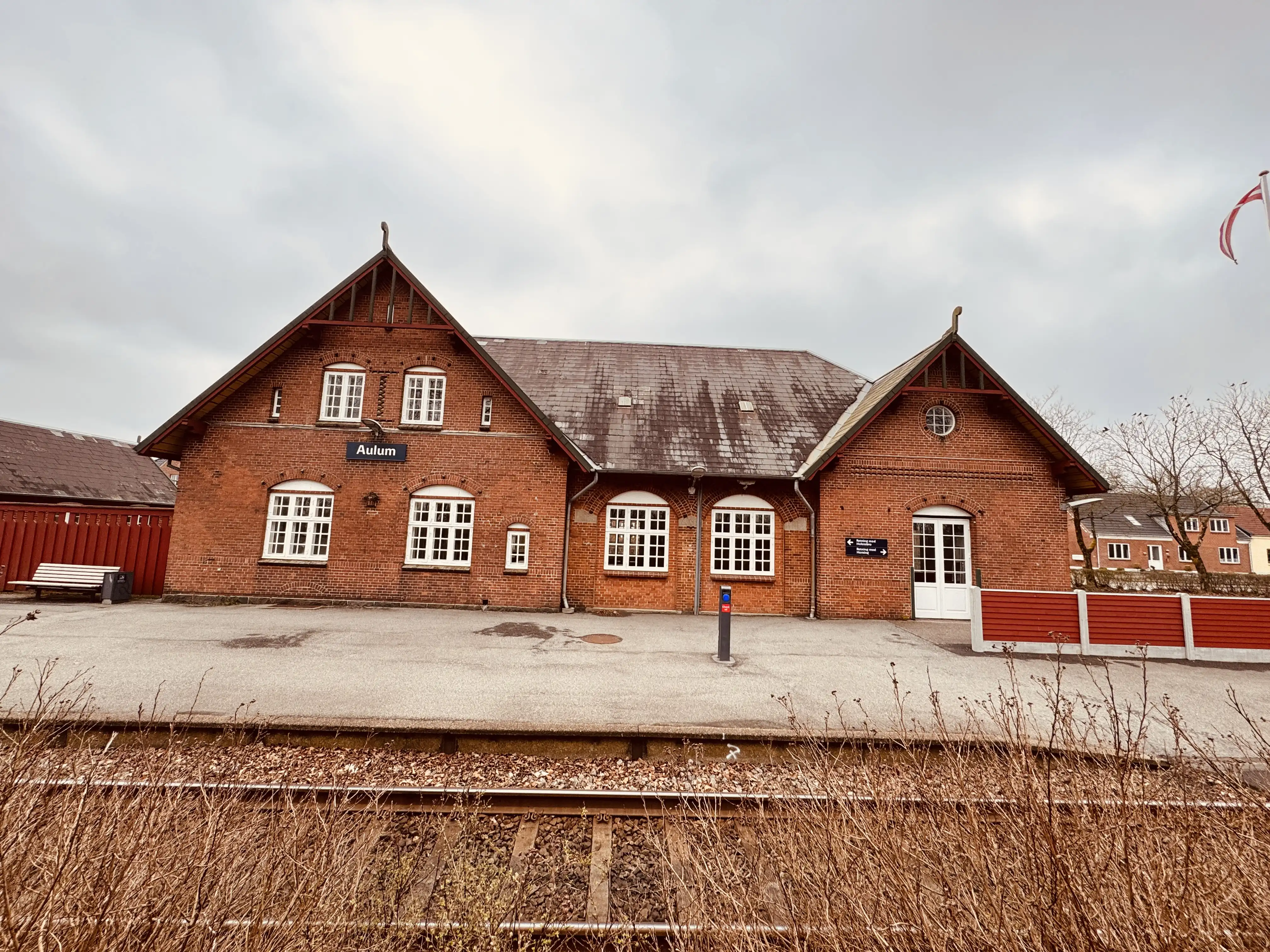 Billede af Aulum Station.