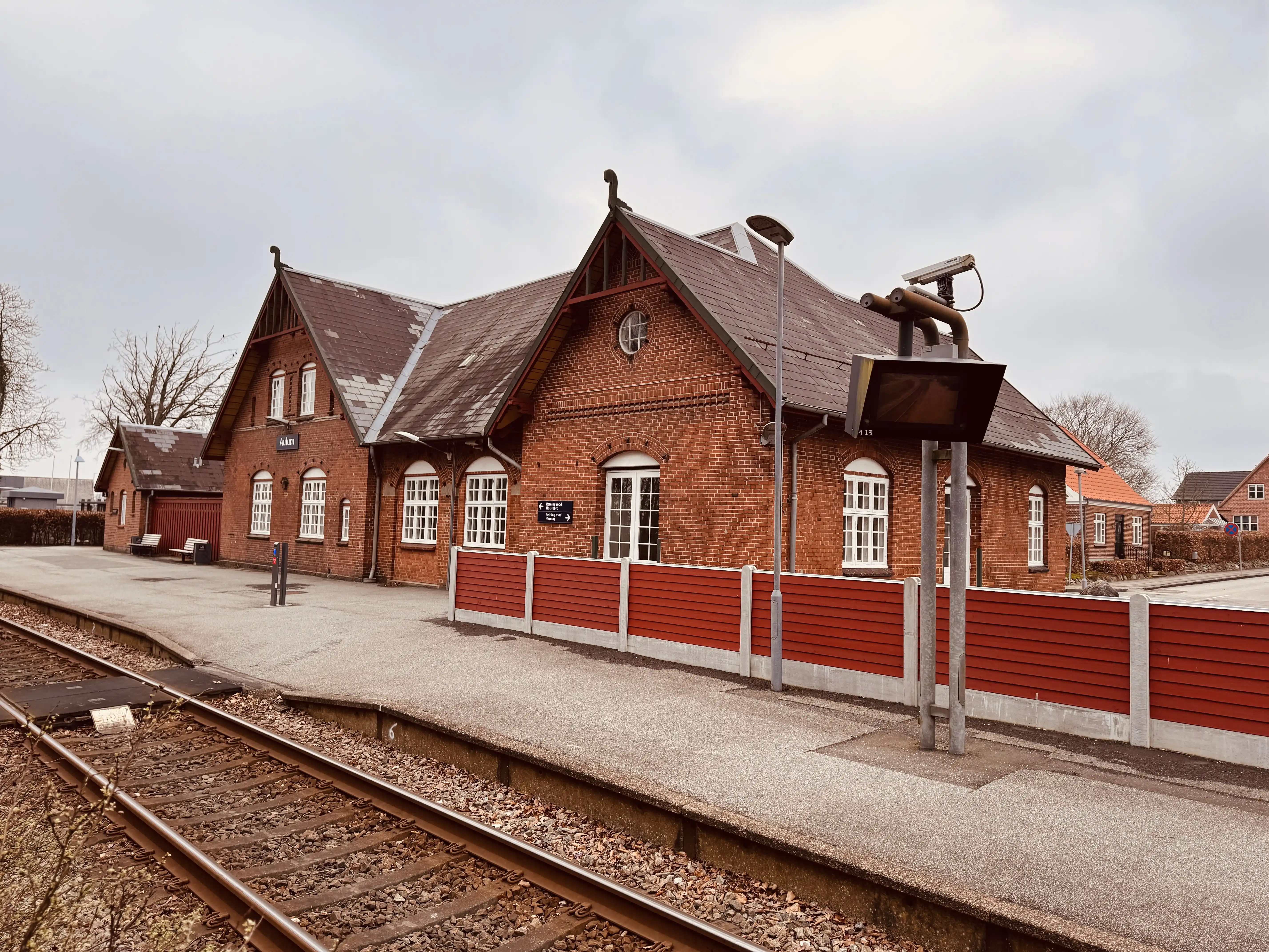 Billede af Aulum Station.
