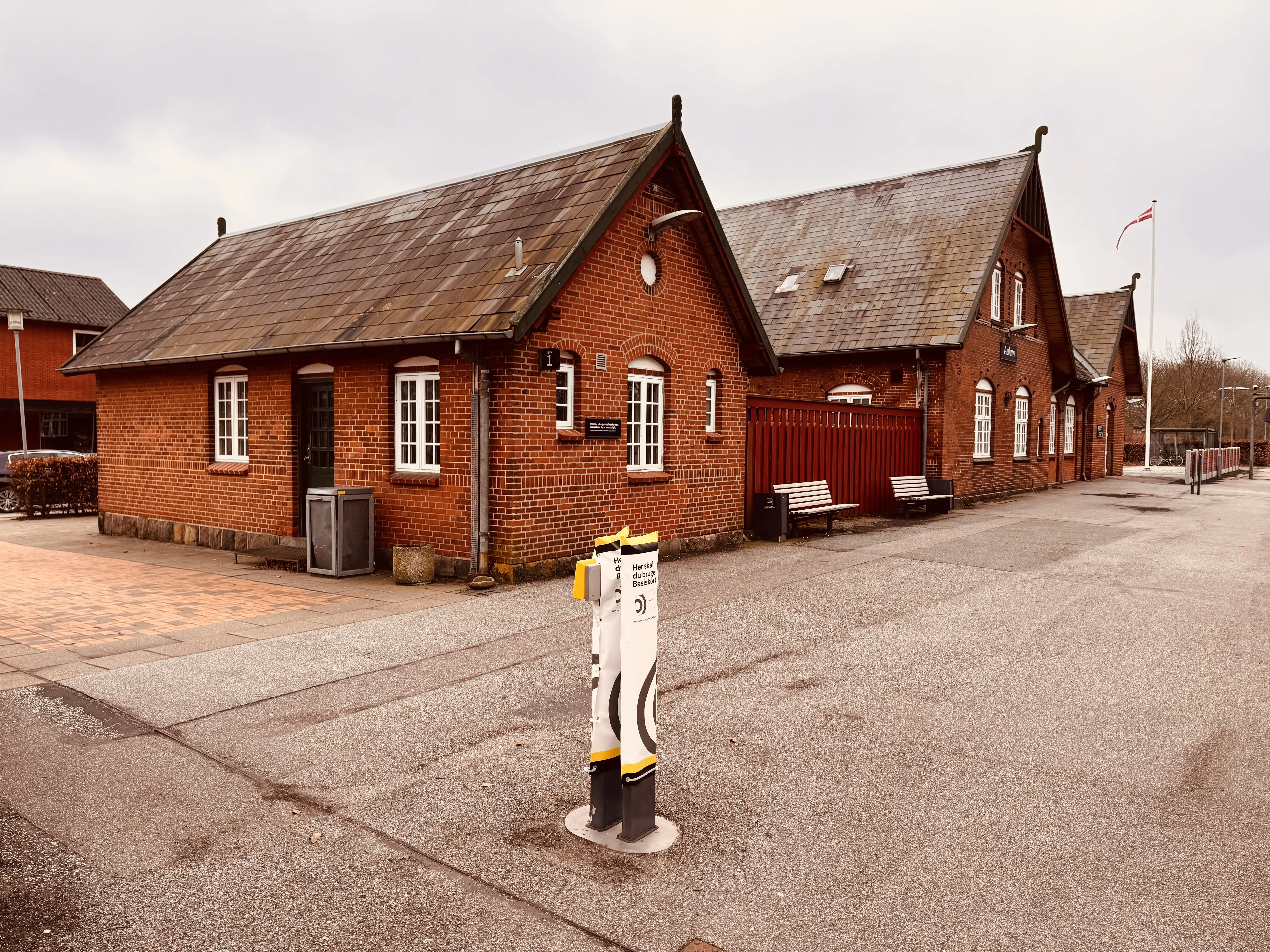 Billede af Aulum Station.