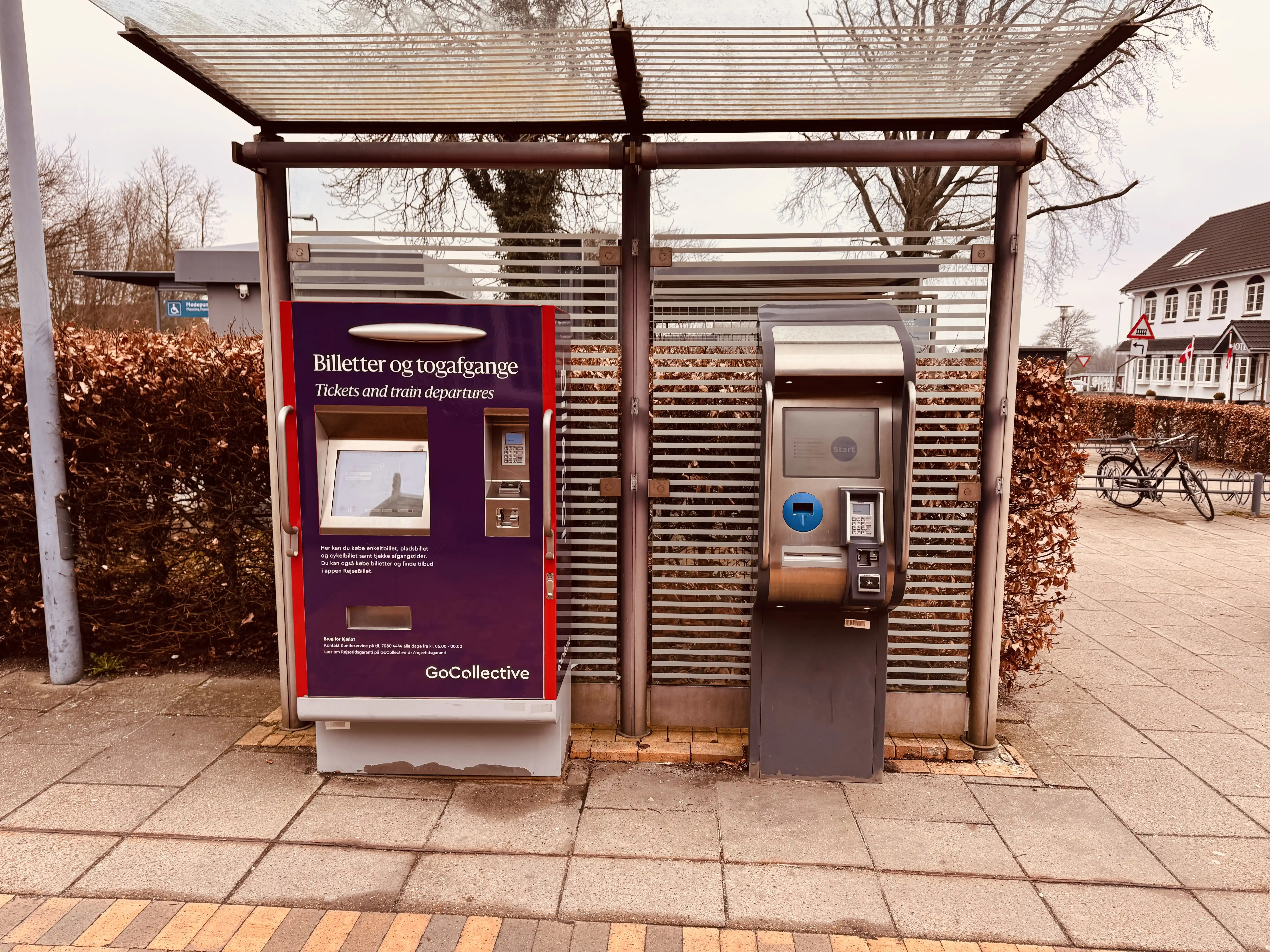 Billede af Aulum Station.