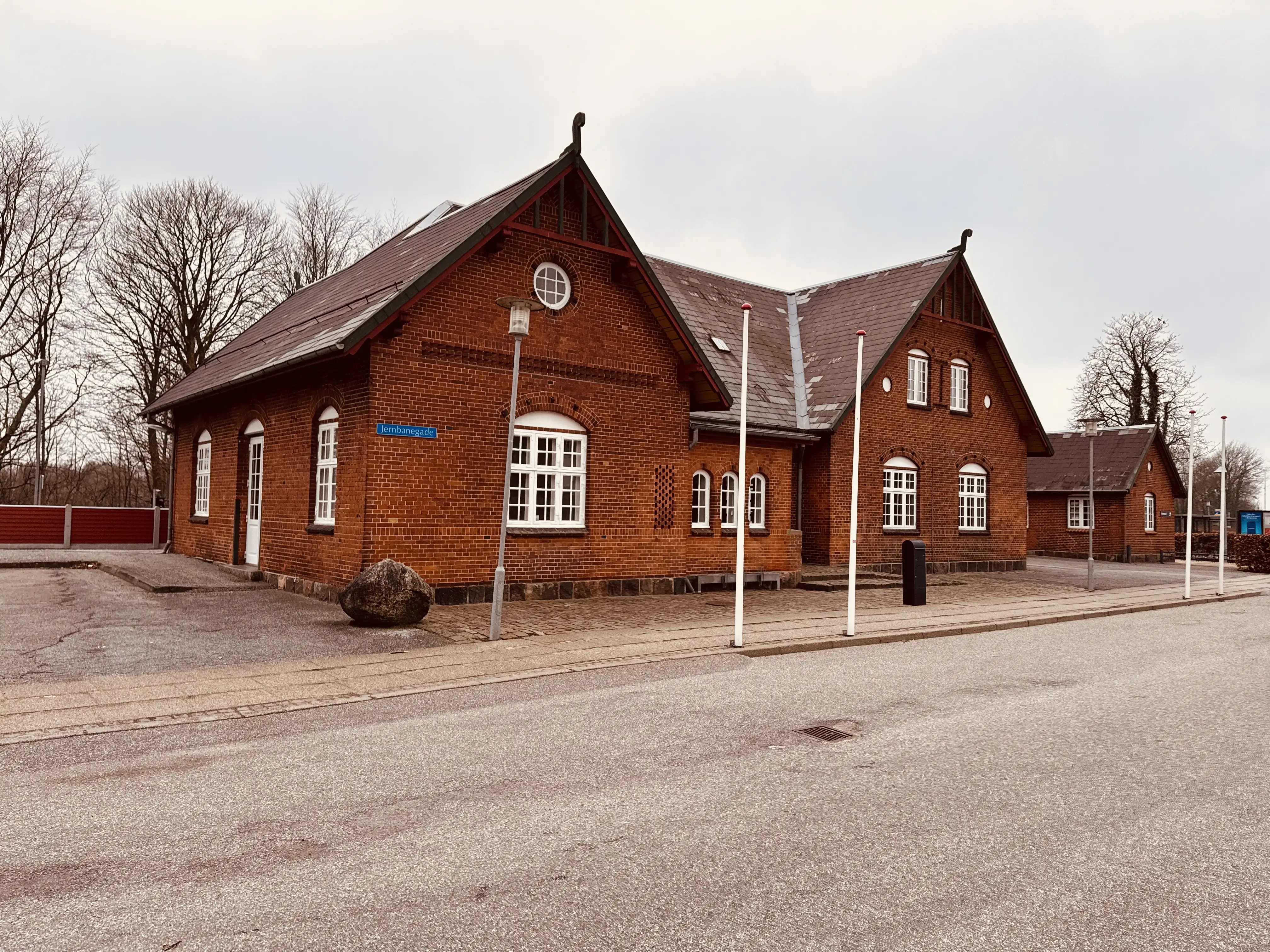 Billede af Aulum Station.