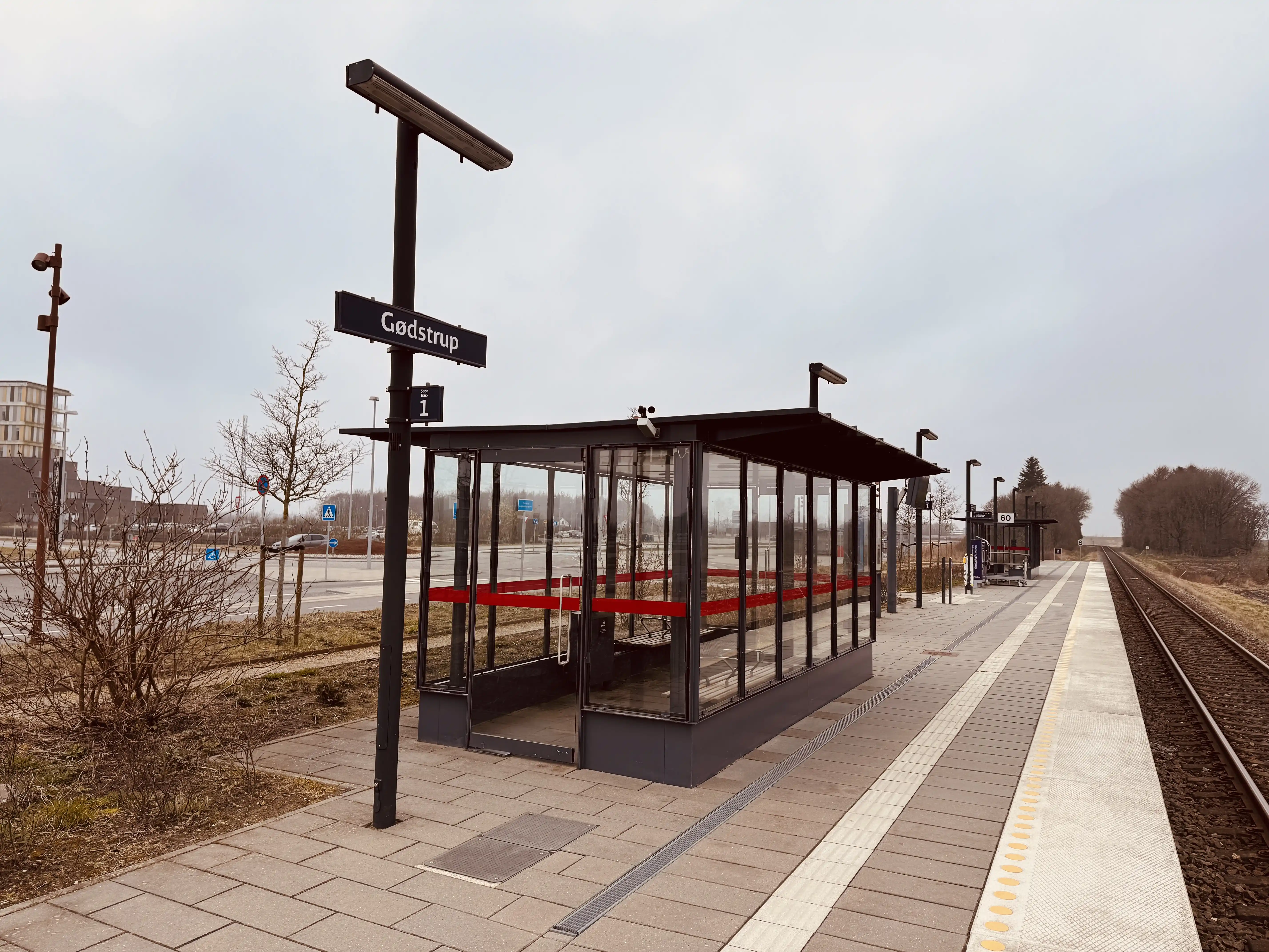 Billede af Gødstrup Trinbræt. Billede af Gødstrup Trinbræt.