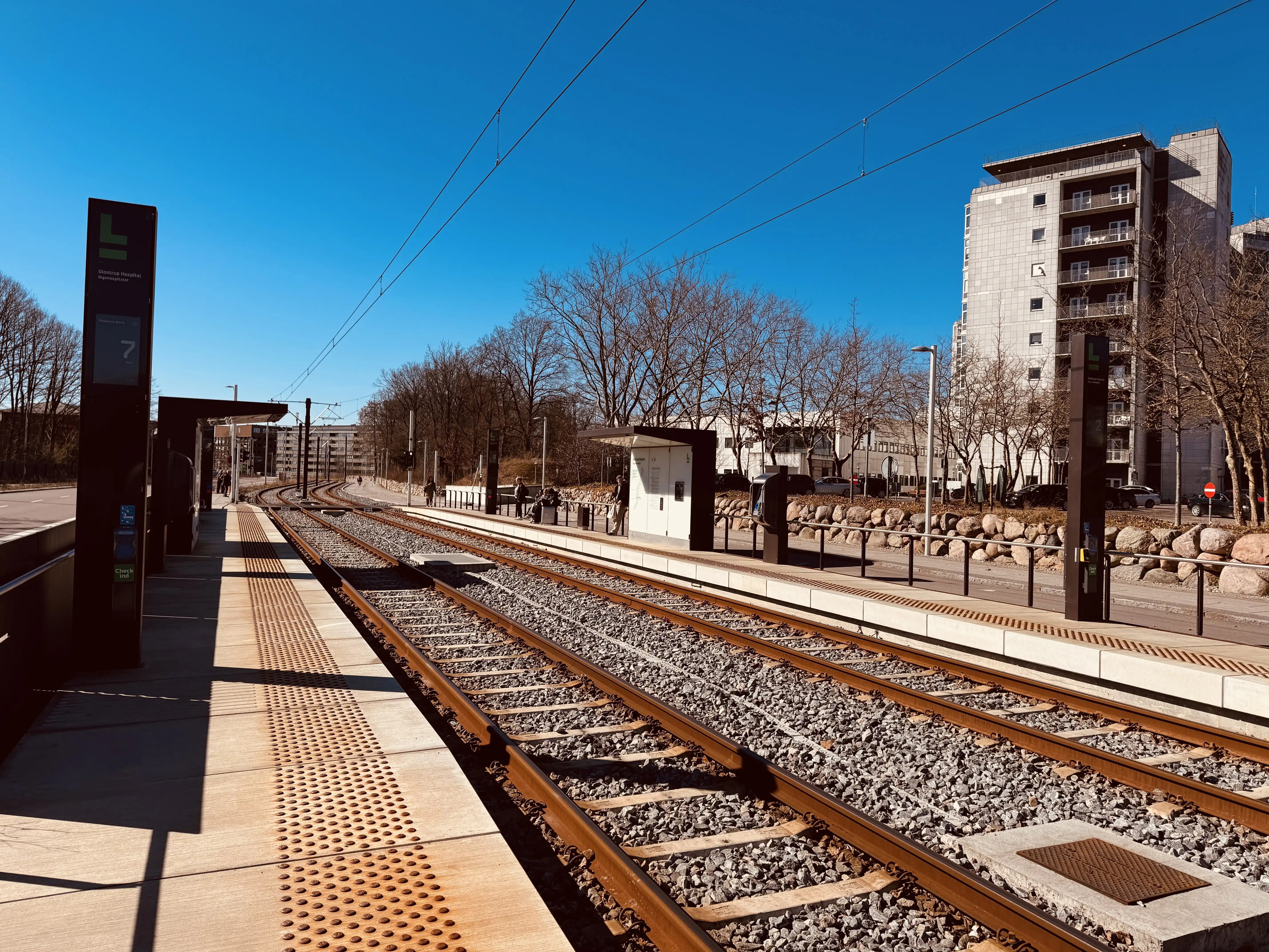 Billede af Glostrup Hospital - Rigshospitalet Letbanestation.