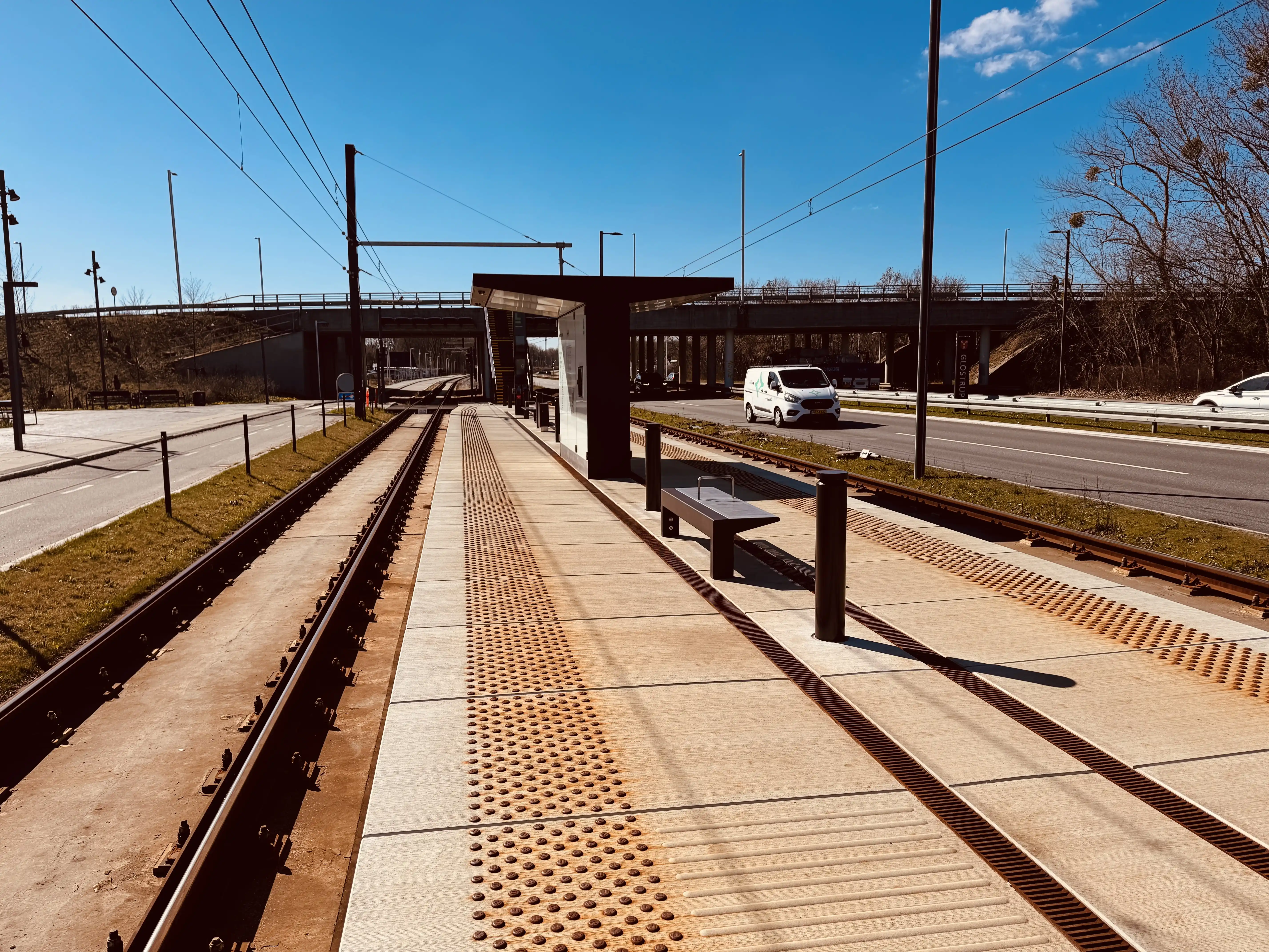 Billede af Rødovre Nord Letbanestation.