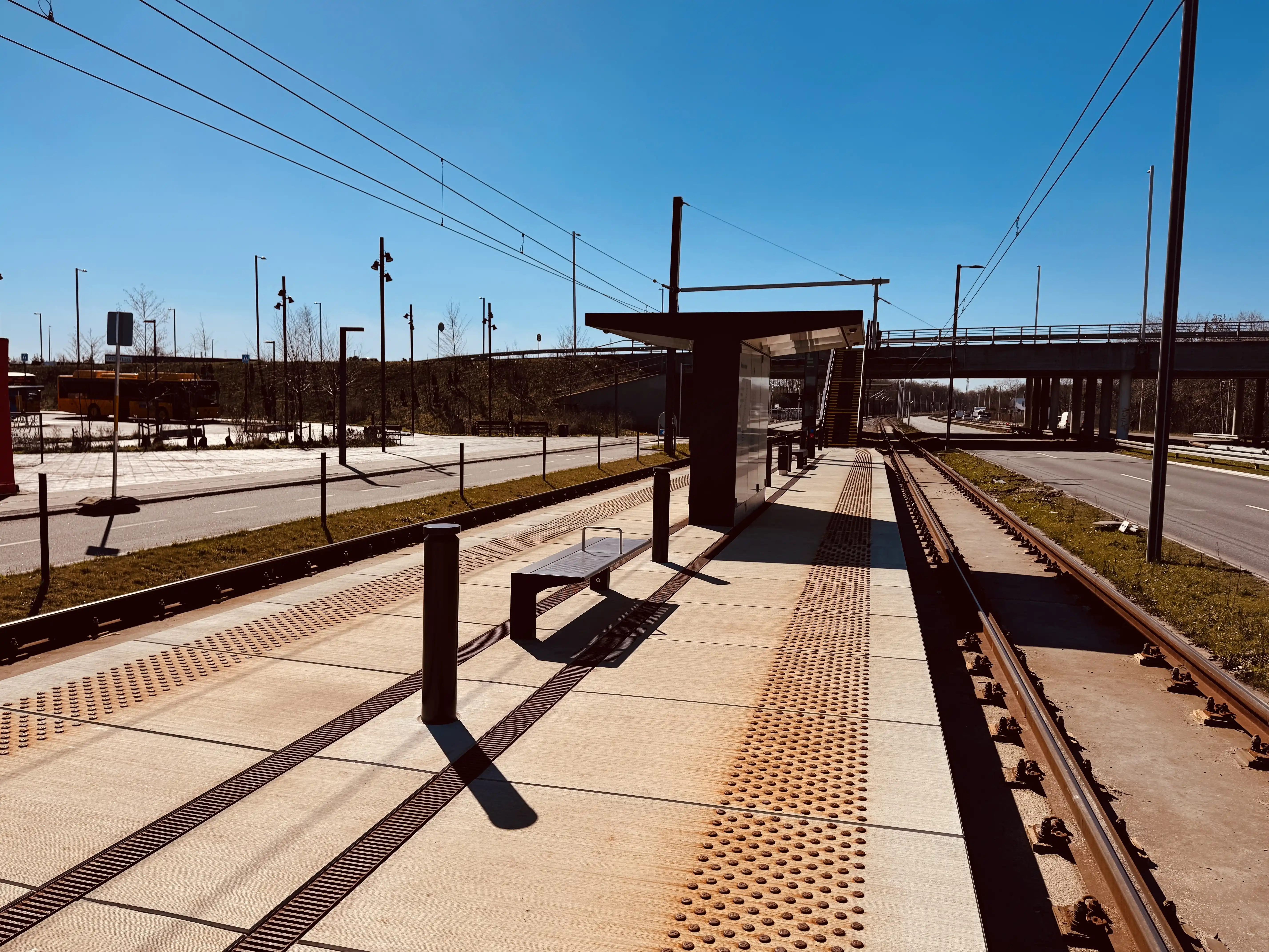 Billede af Rødovre Nord Letbanestation.