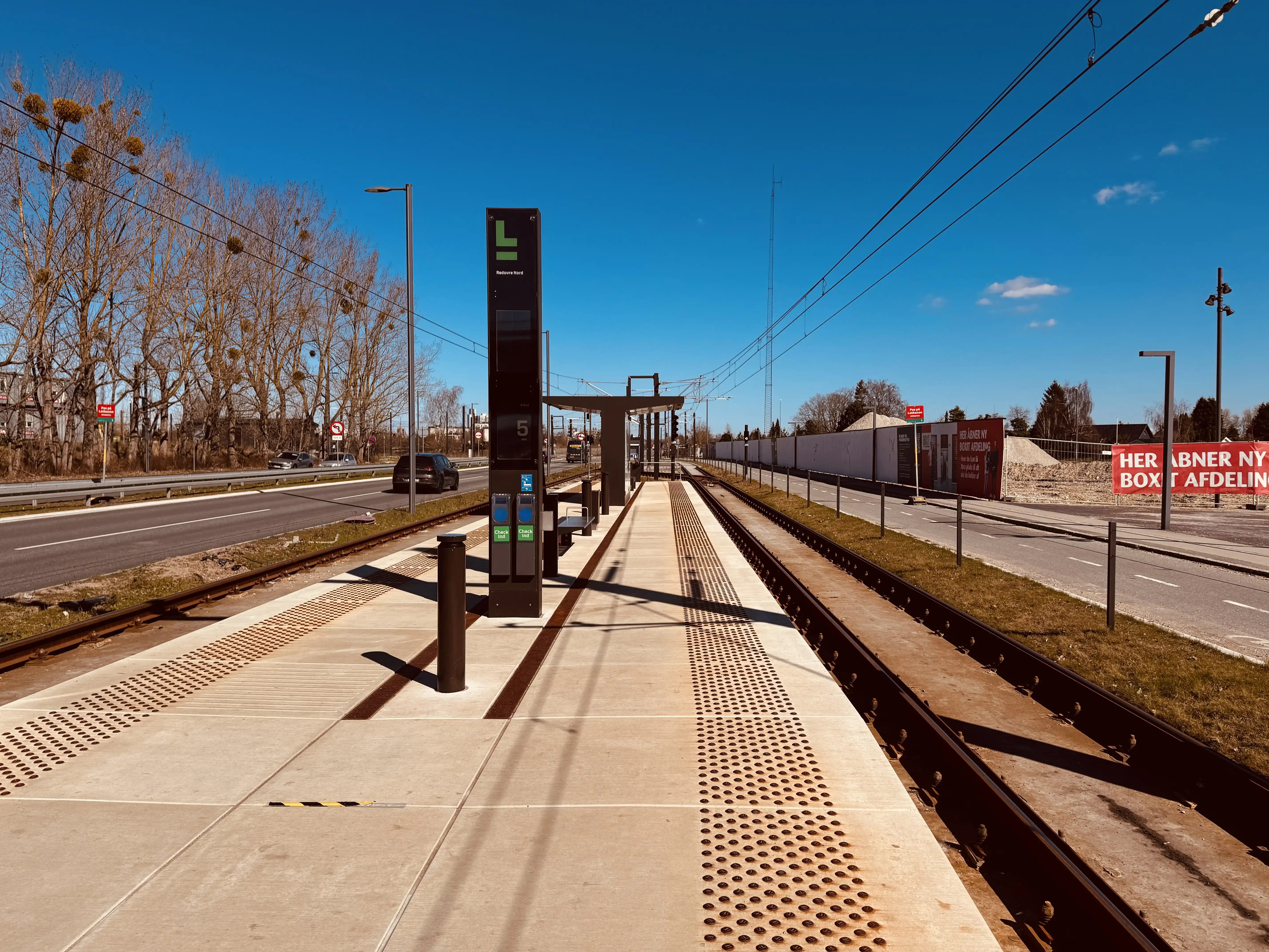 Billede af Rødovre Nord Letbanestation.
