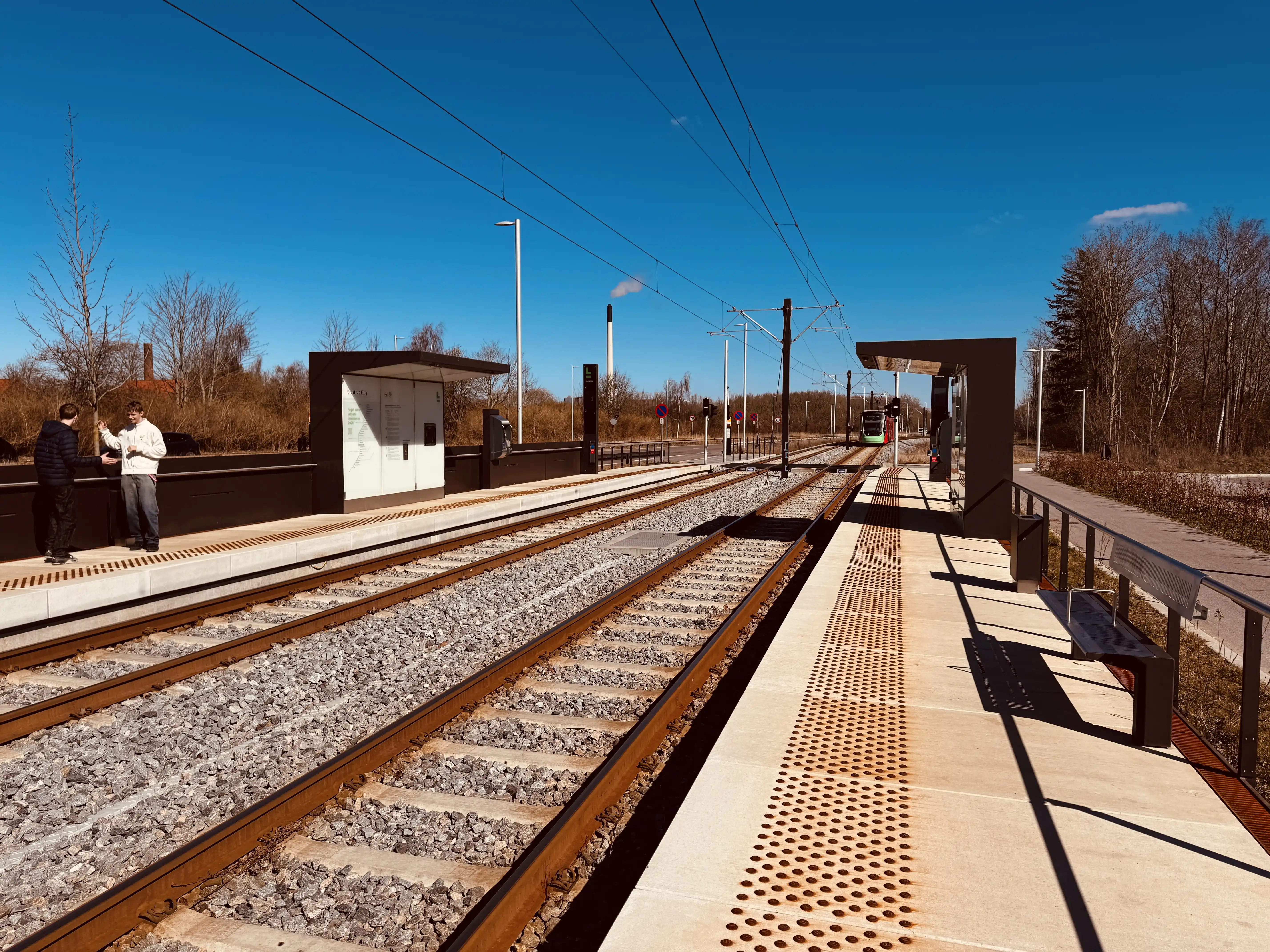 Billede af Glostrup Ejby Letbanestation.