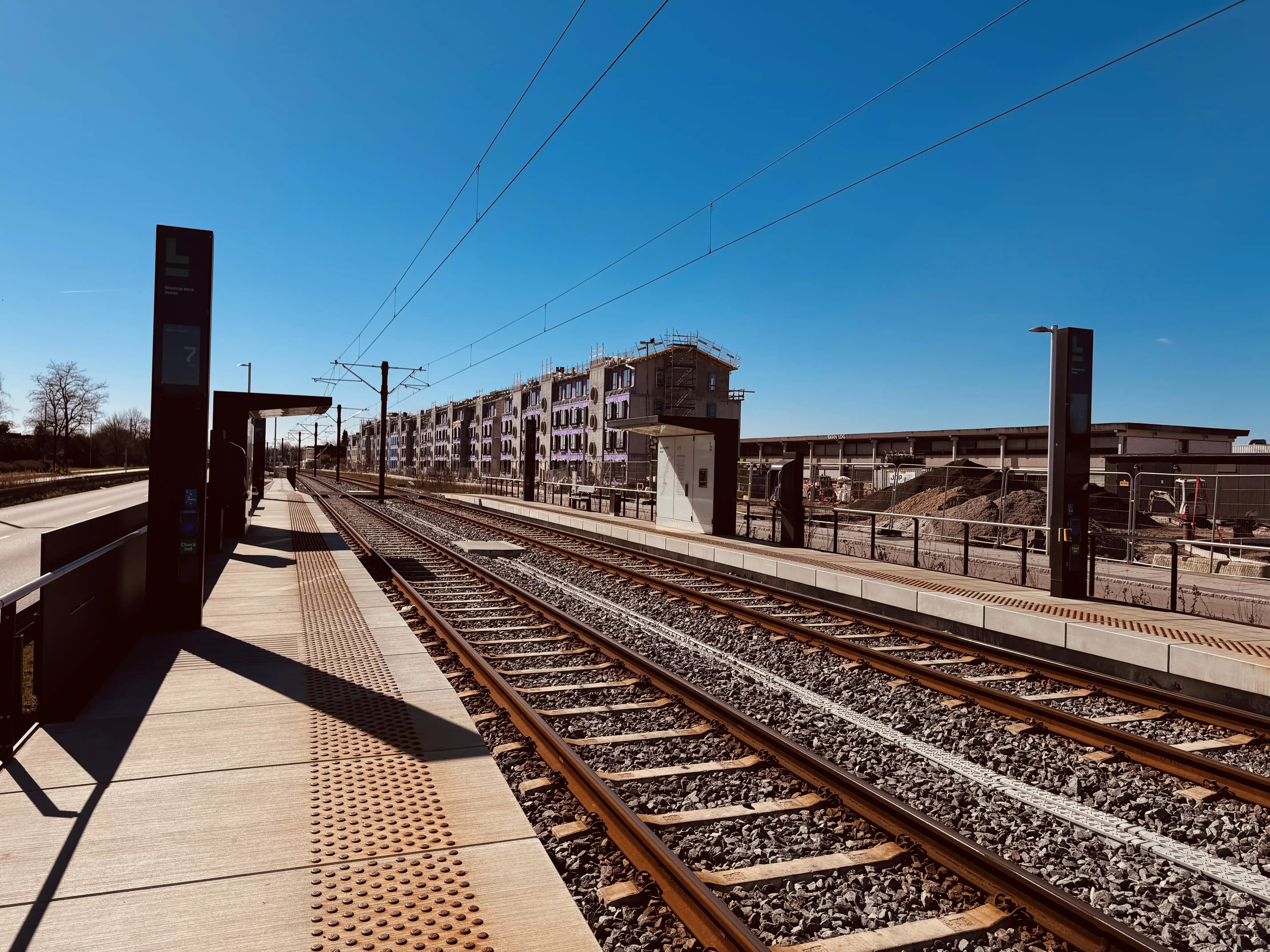 Billede af Glostrup Nord - Hersted Letbanestation.