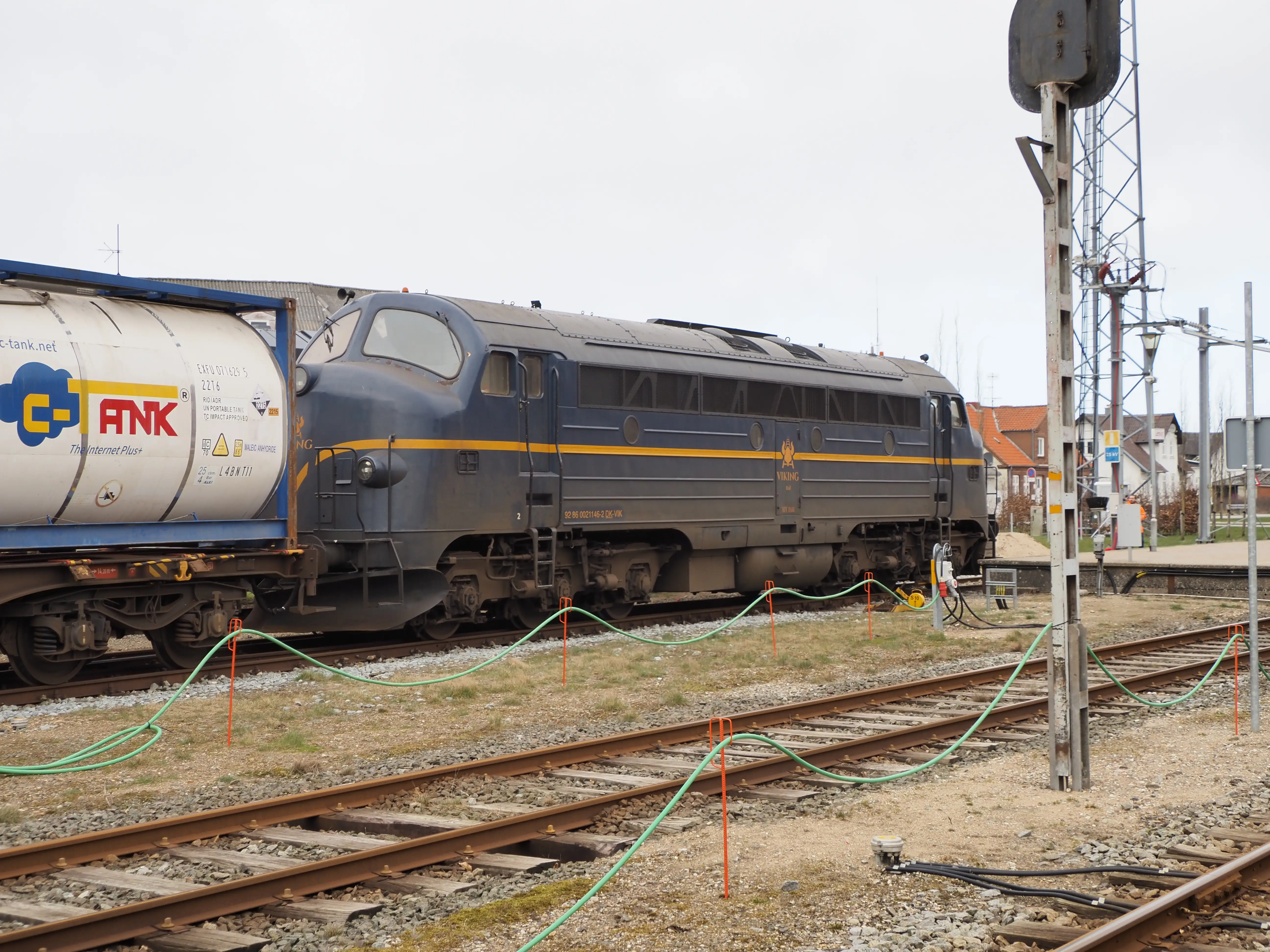 Billede af VIK MY 1146, tidligere DSB MY 1146 fotograferet ud for Lemvig Station.