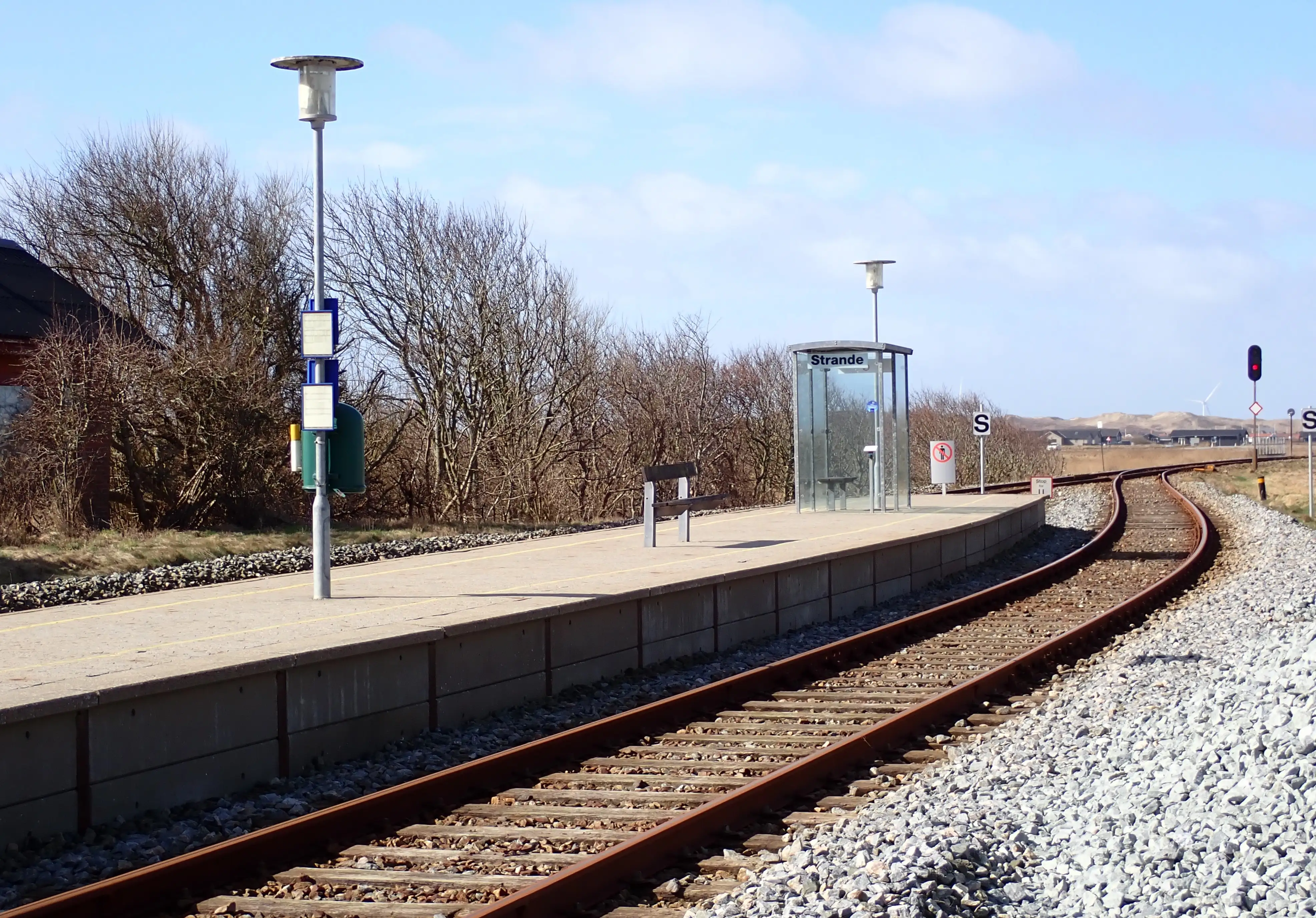 Billede af Strande Trinbræt.