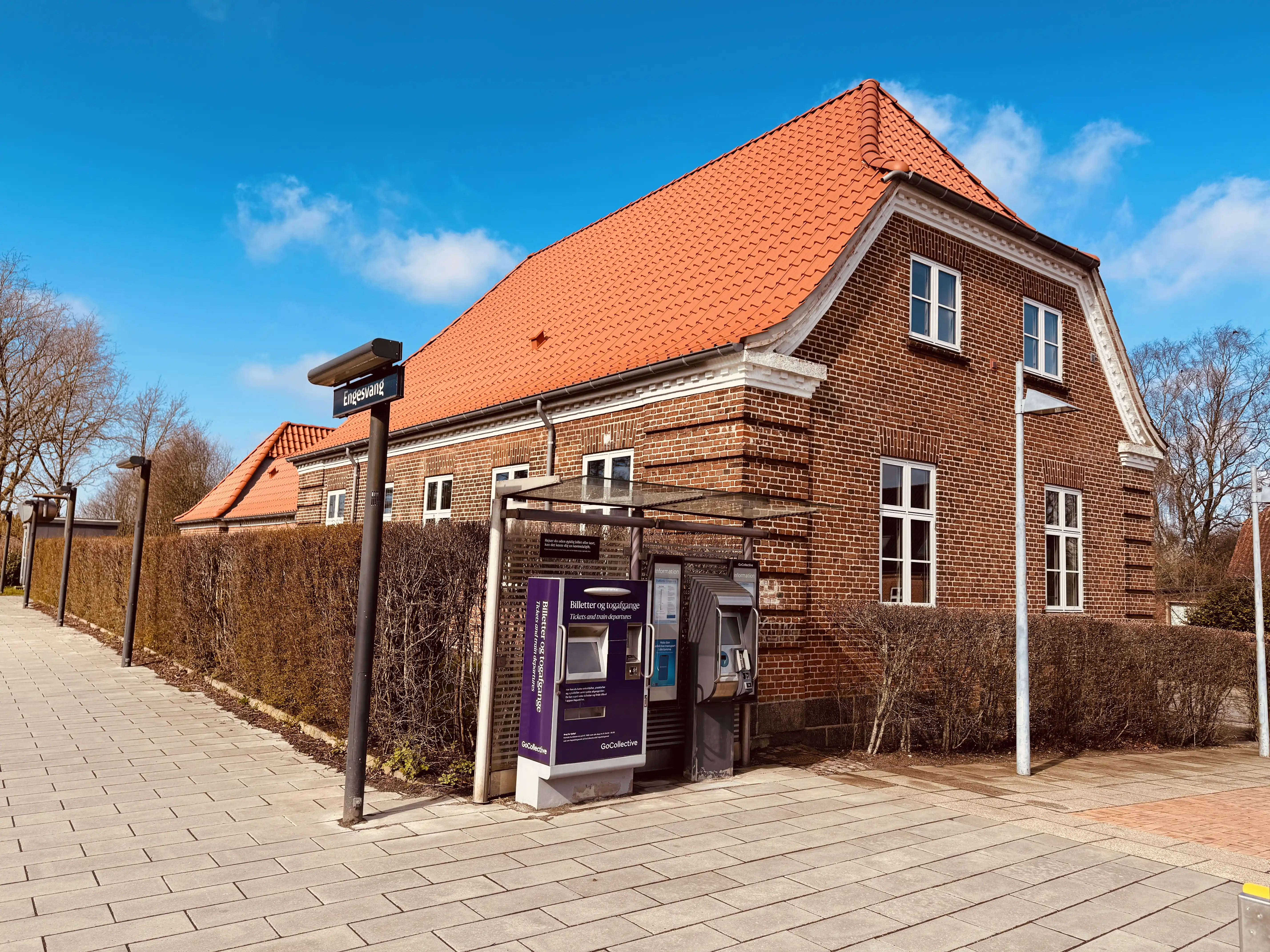 Billede af Engesvang Station.