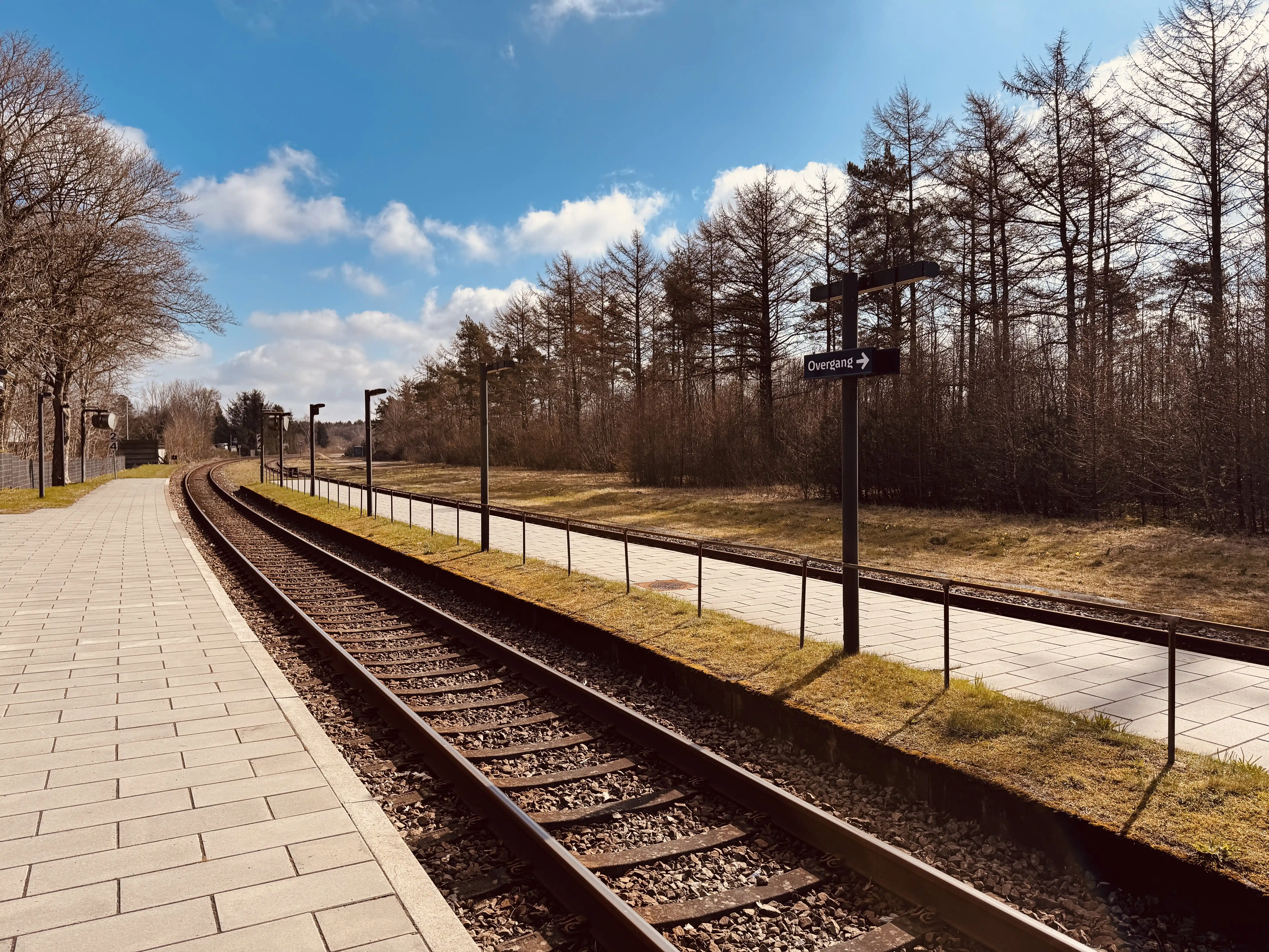 Billede af Engesvang Station.