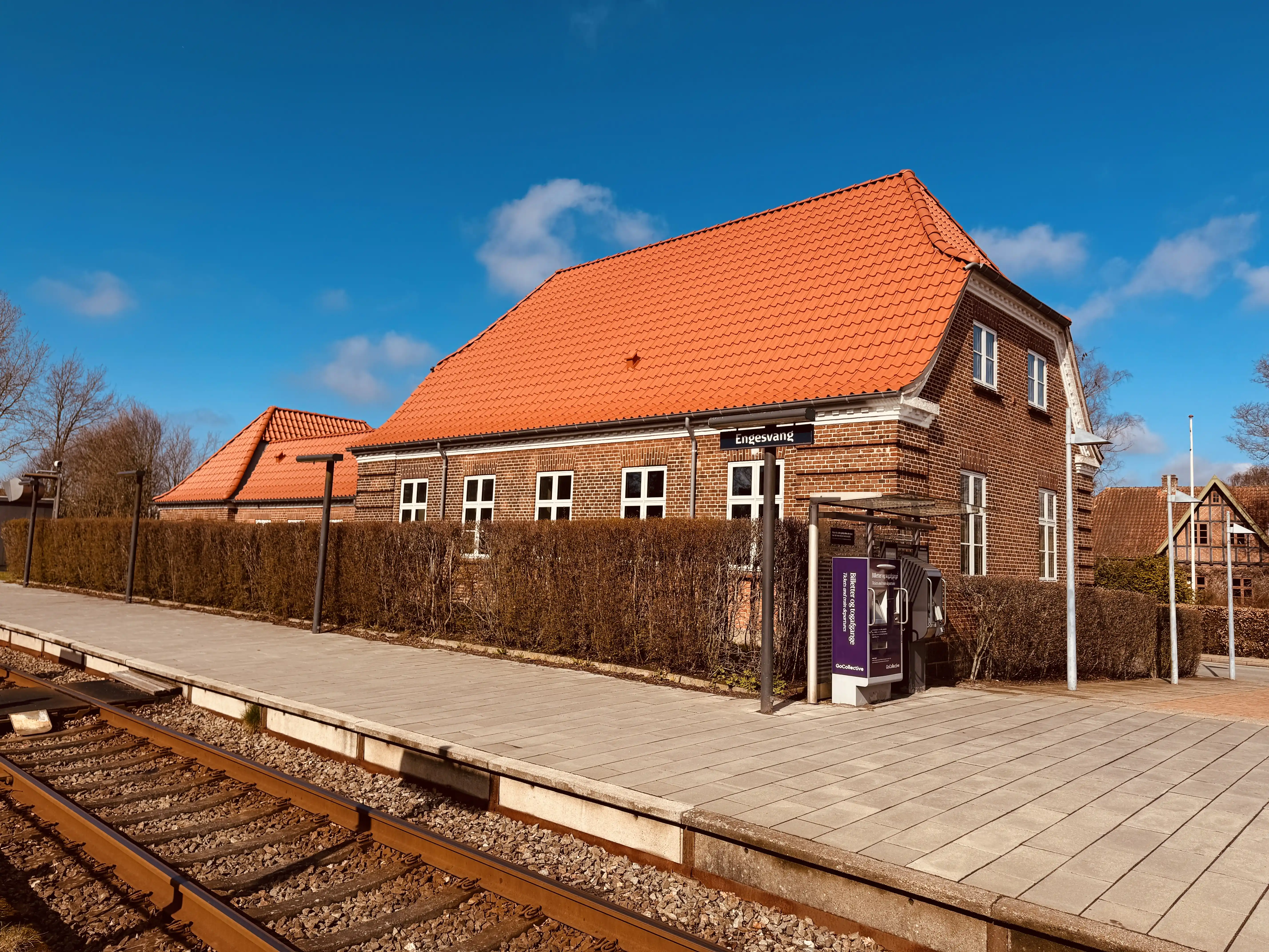 Billede af Engesvang Station.