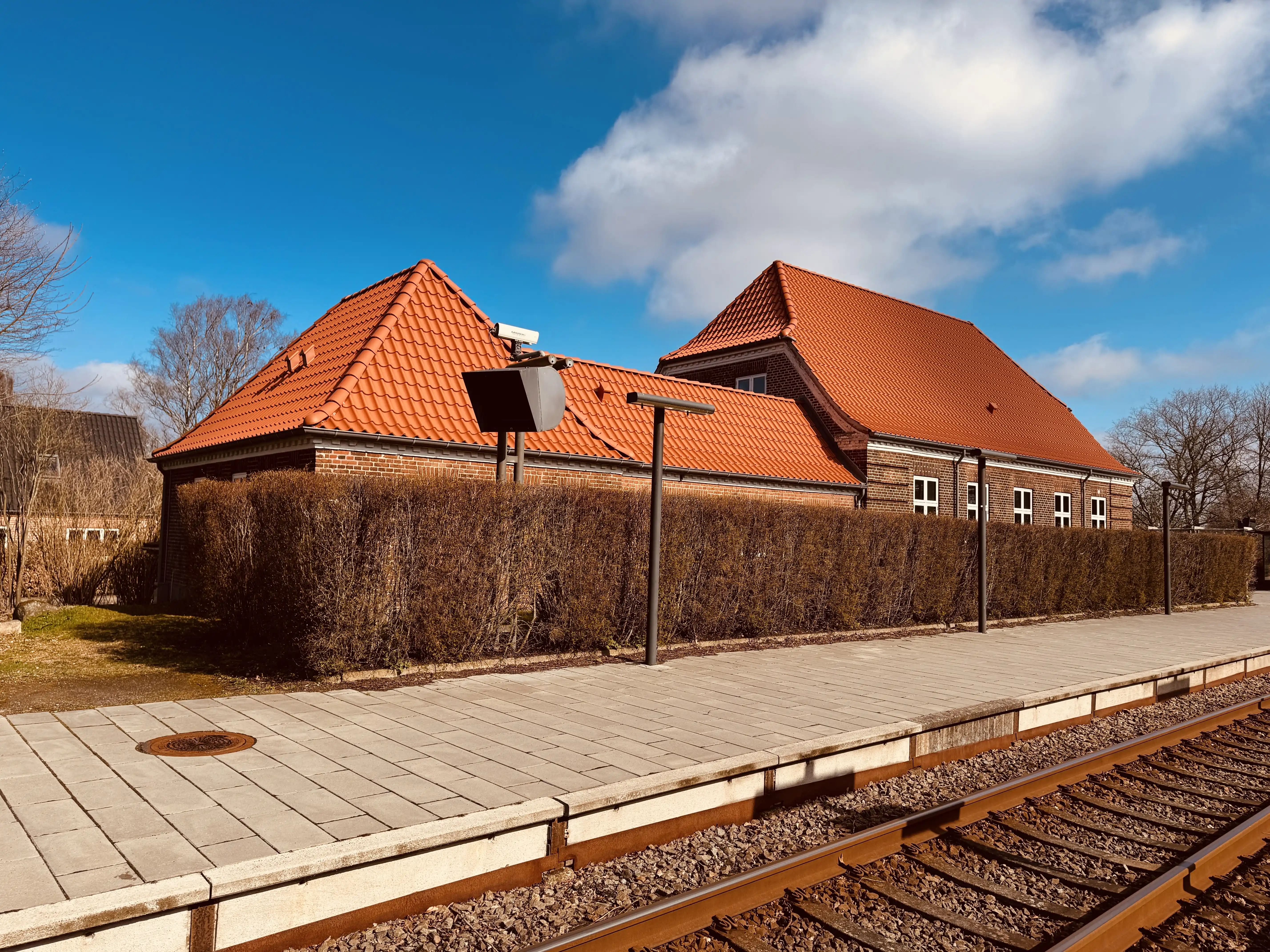 Billede af Engesvang Station.