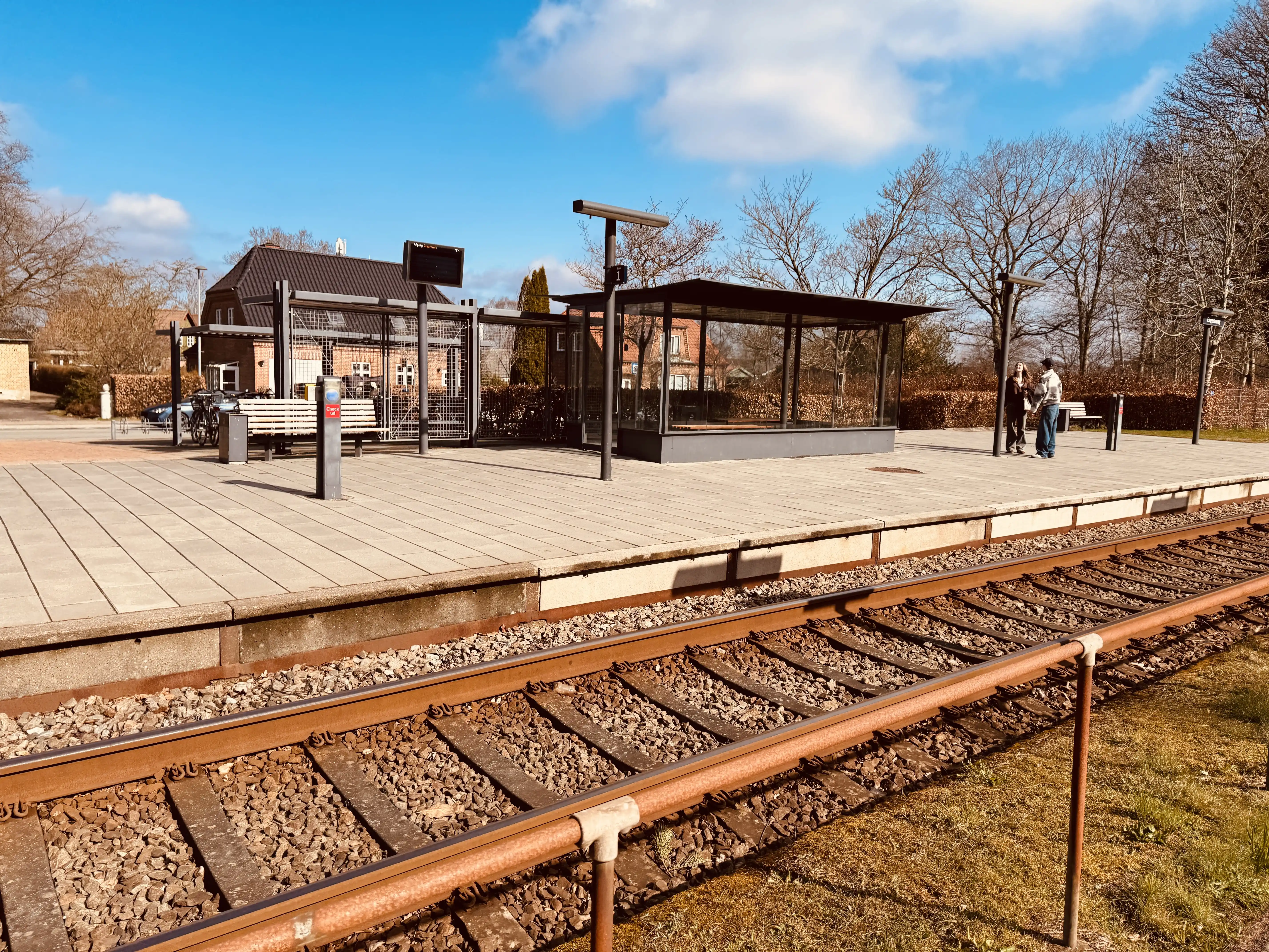 Billede af Engesvang Station.