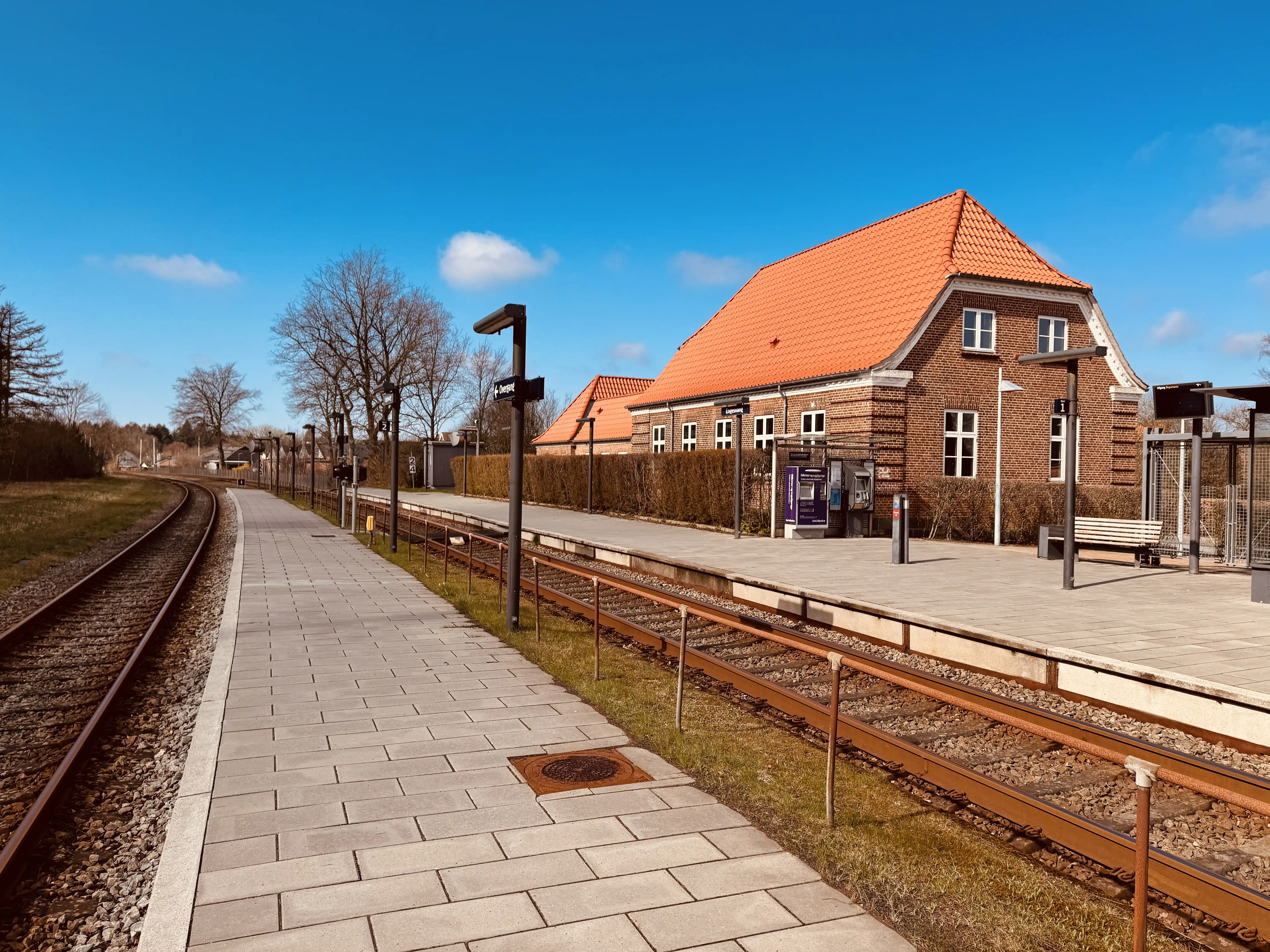 Billede af Engesvang Station.