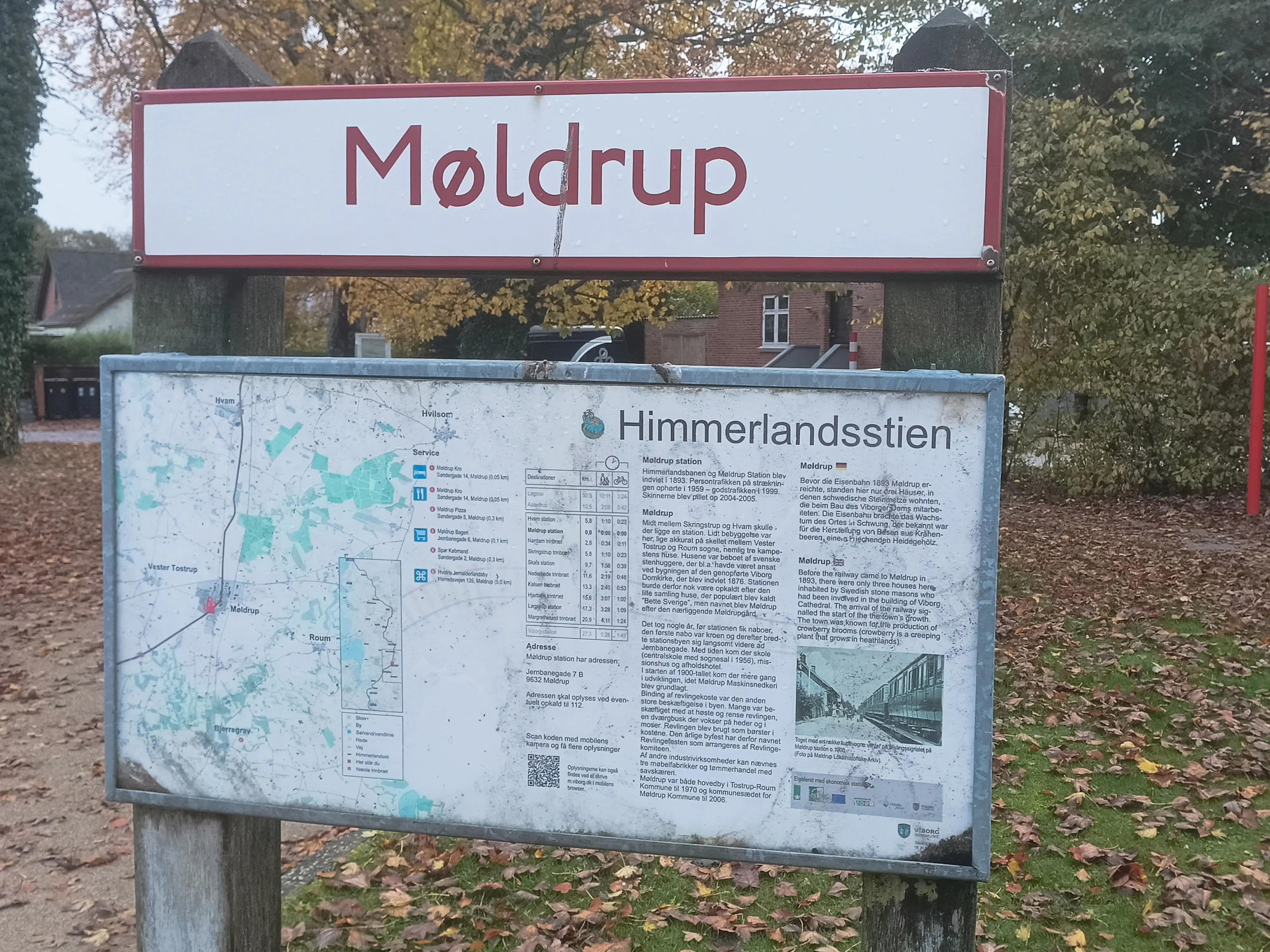 Billede af Møldrup Station.