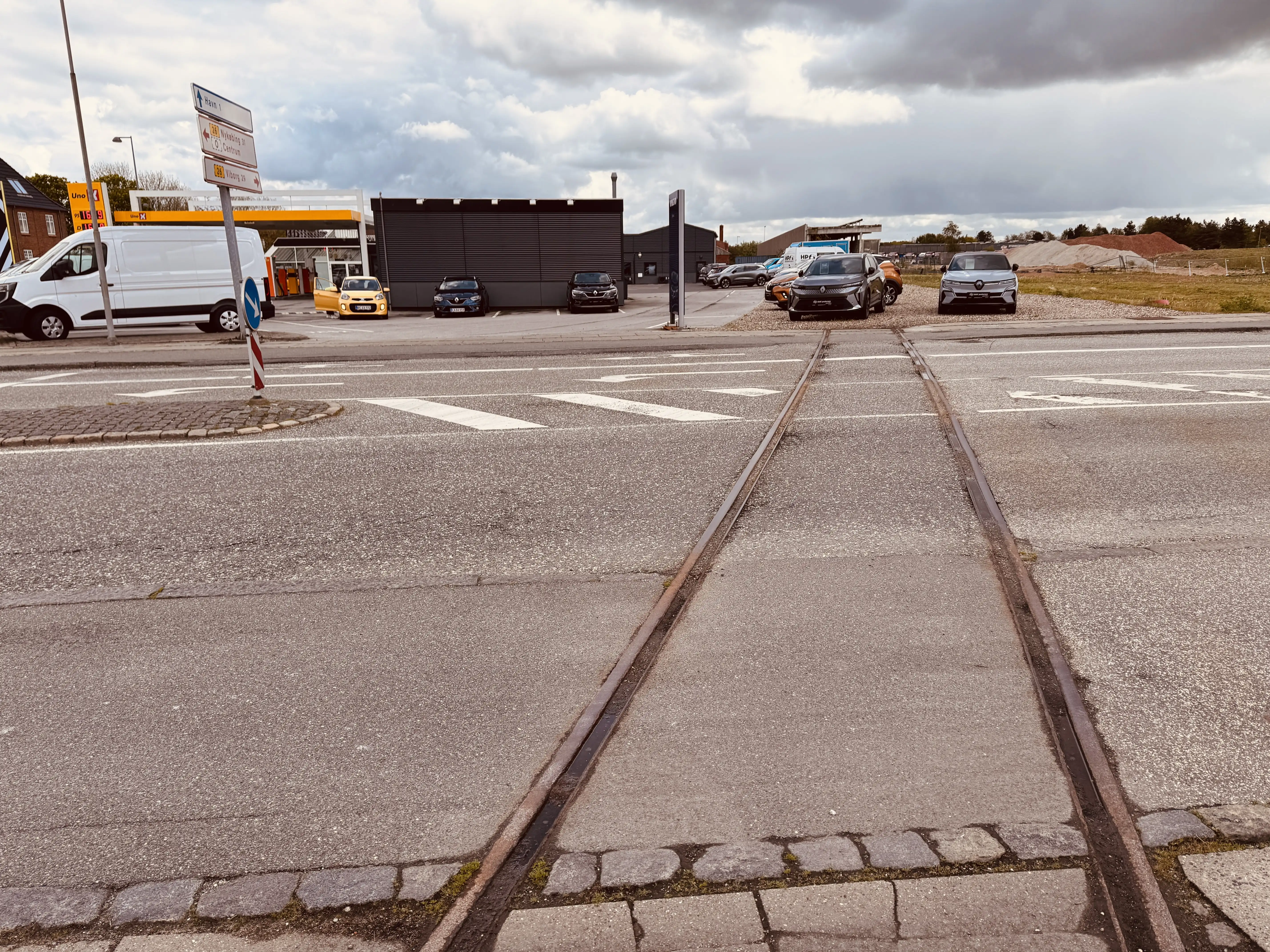 Billede af Skives første station - Station er nedrevet, men Skive Station har ligget her. Billede af Skives første station - Station er nedrevet, men Skive Station har ligget her.