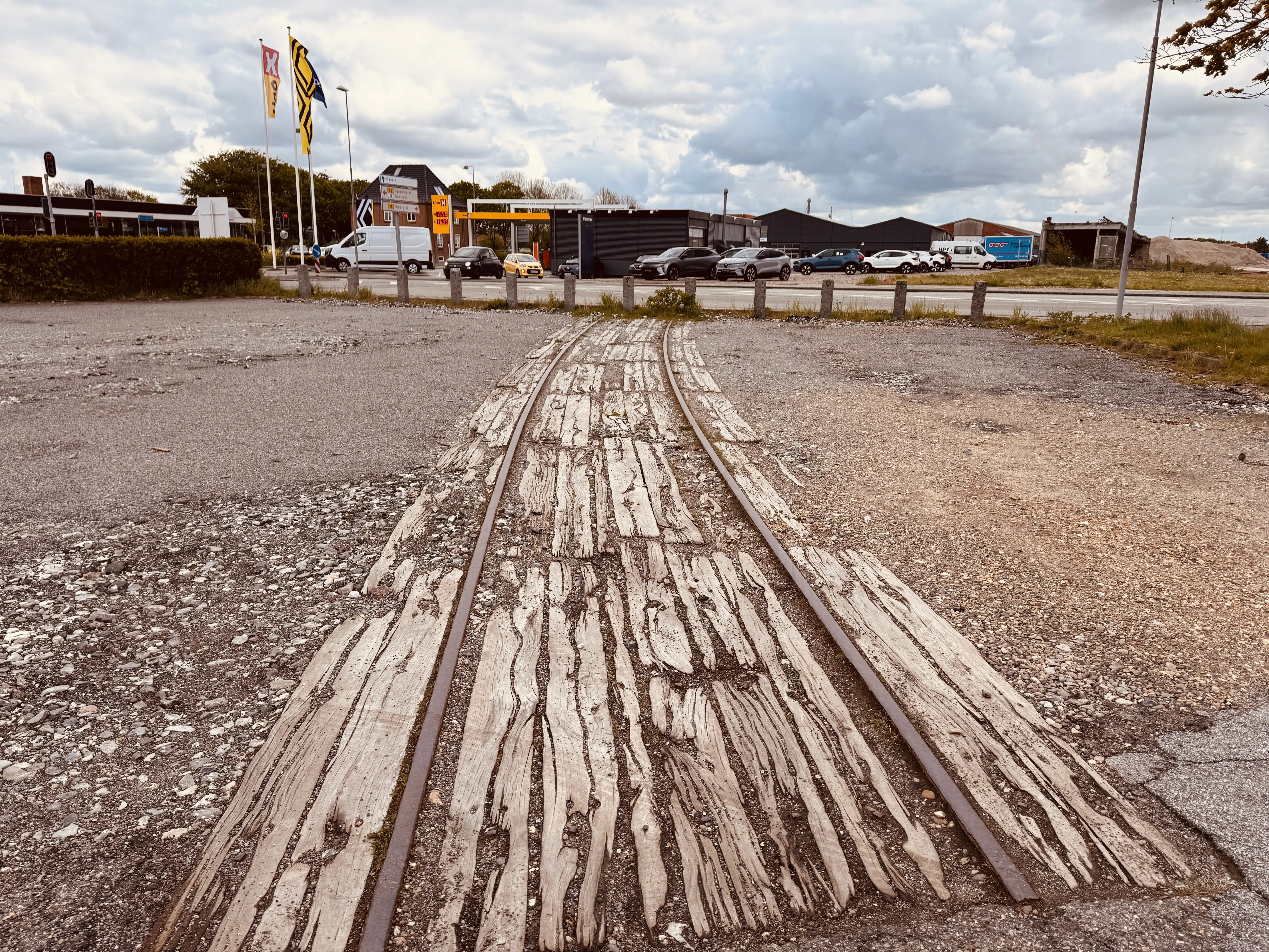 Billede af Skives 2. station - Station er nedrevet, men Skive Station har ligget her.